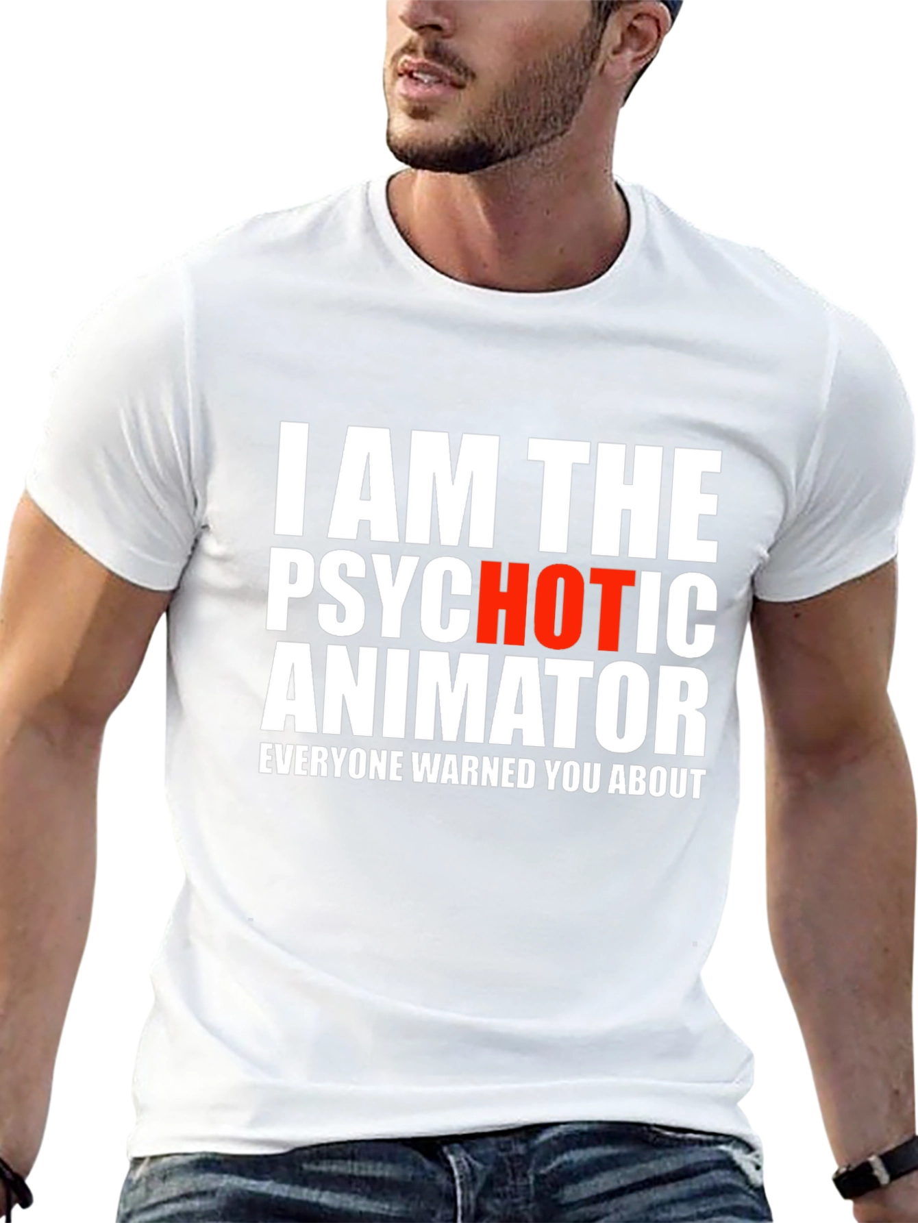 Psychotic Animator Graphic T-Shirt