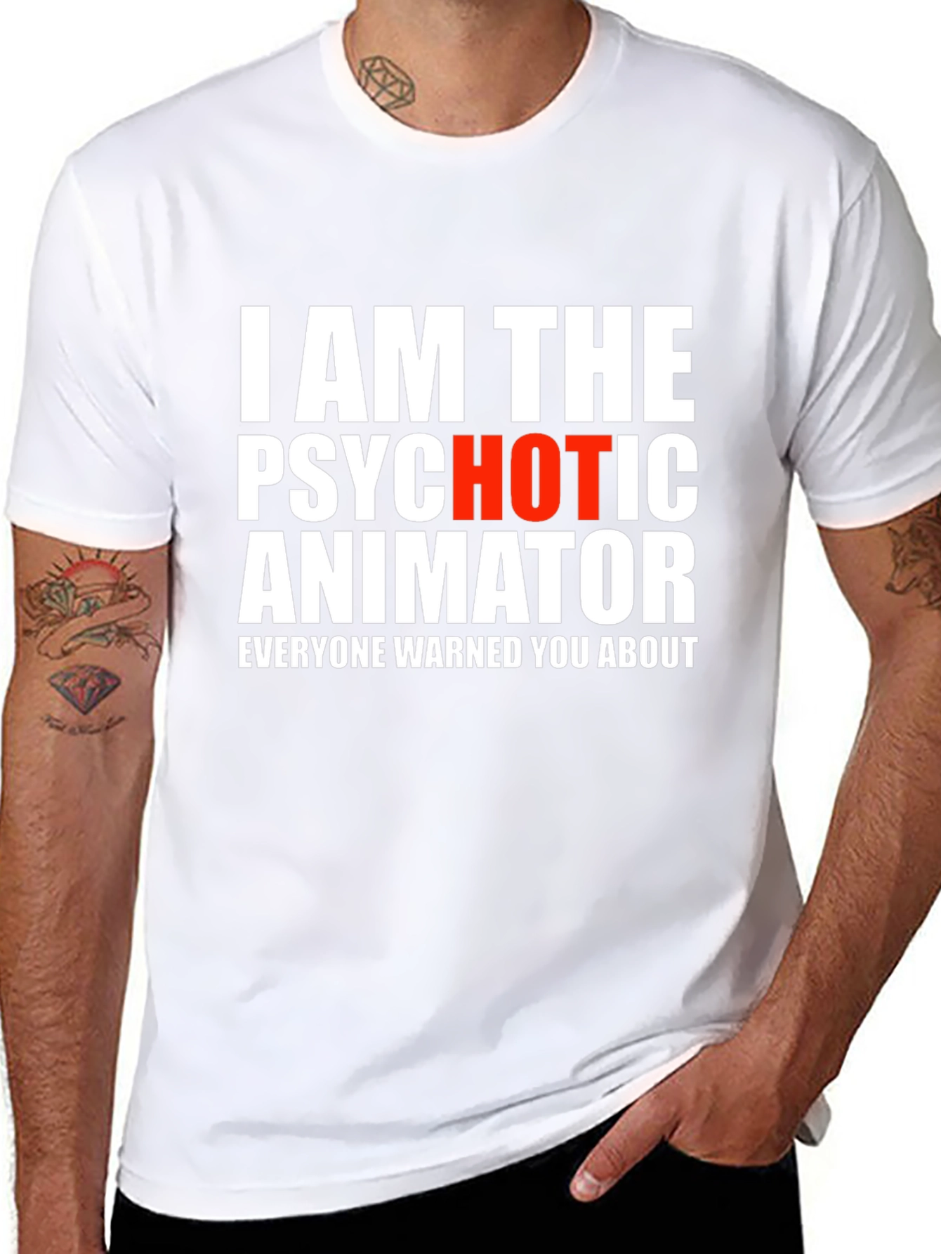 Psychotic Animator Graphic T-Shirt