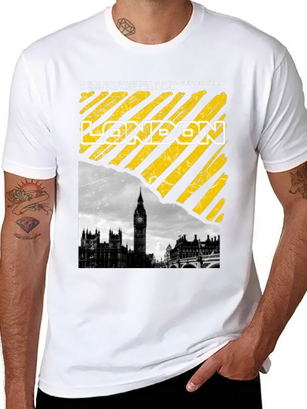 London Graphic T-Shirt - Cityscape Design