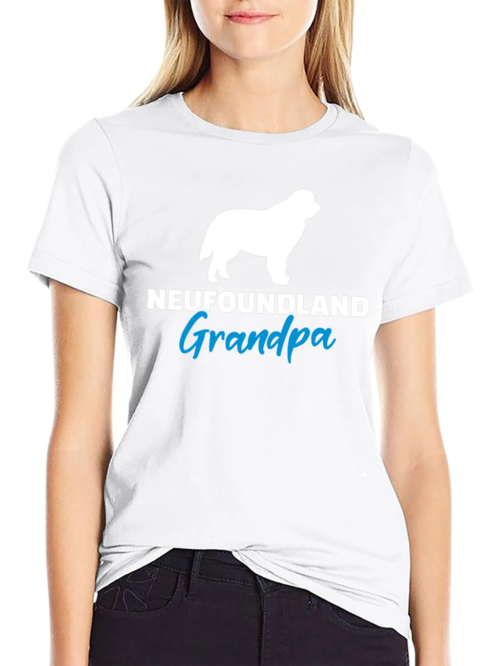 Newfoundland Grandpa Dog Lover T-Shirt