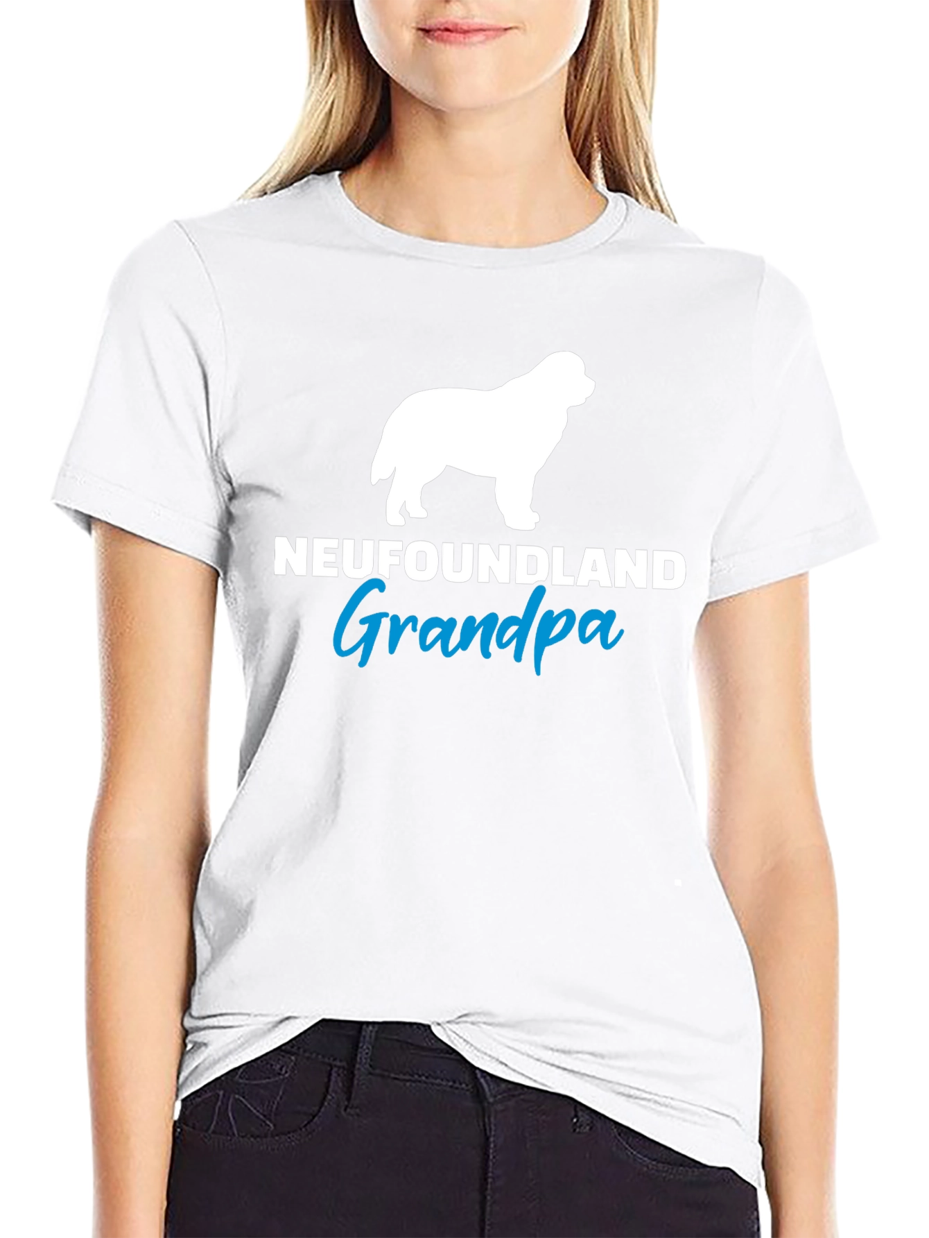 Newfoundland Grandpa Dog Lover T-Shirt
