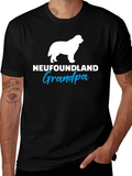 Newfoundland Grandpa Dog Lover T-Shirt