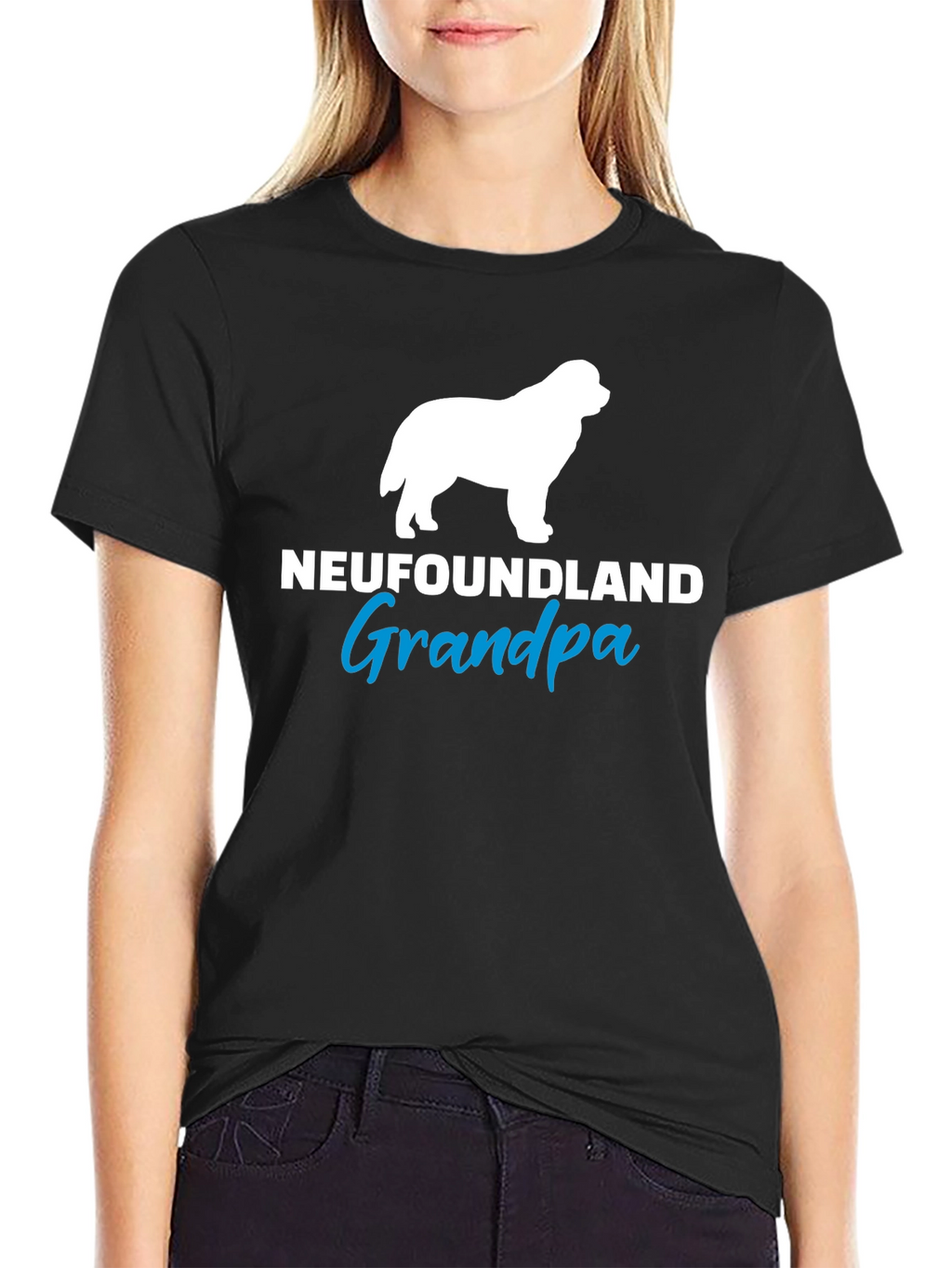 Newfoundland Grandpa Dog Lover T-Shirt