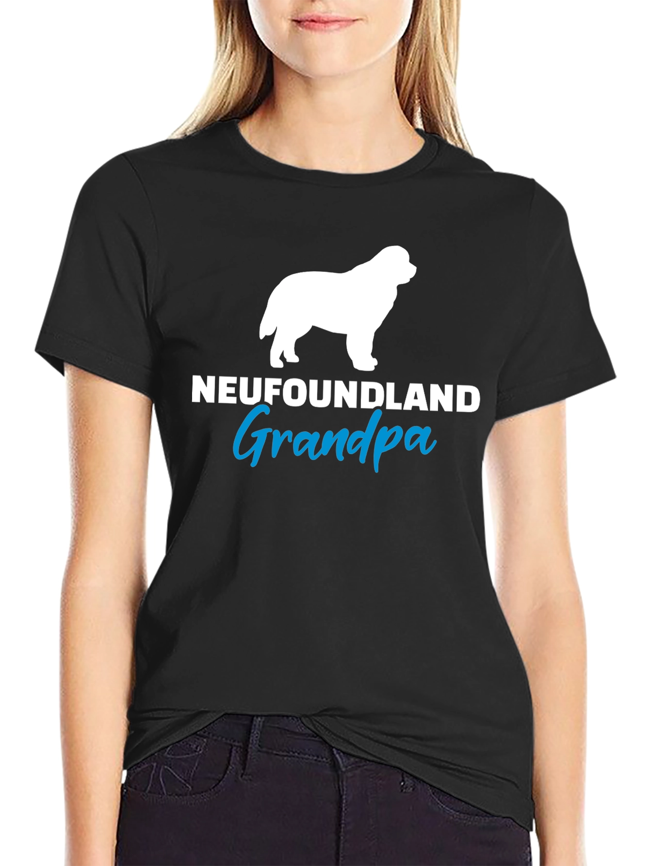Newfoundland Grandpa Dog Lover T-Shirt