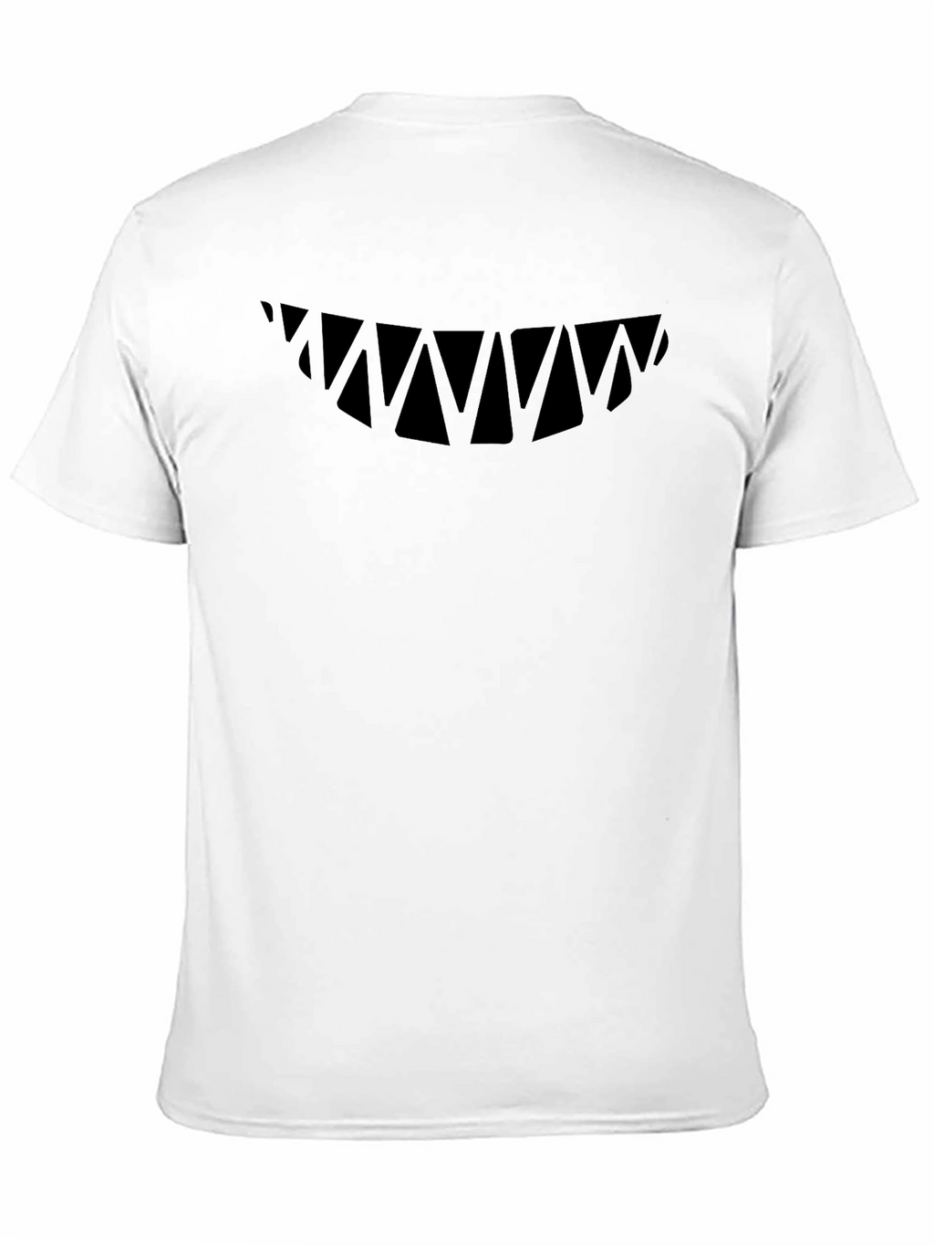 Shark Teeth Graphic Black T-Shirt