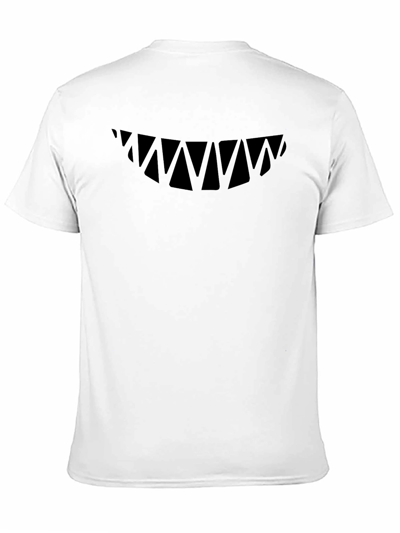 Shark Teeth Graphic Black T-Shirt
