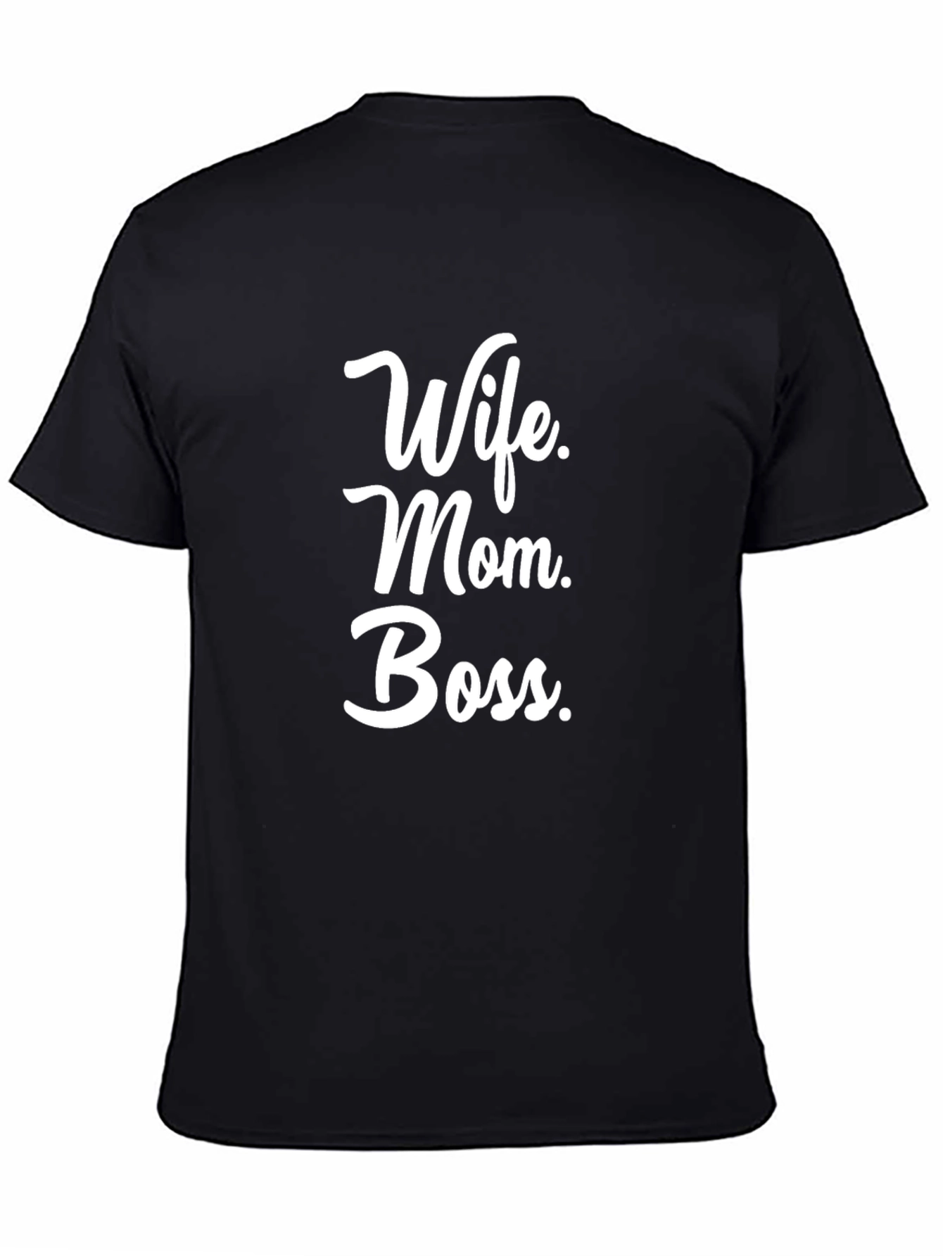 Wife Mom Boss T-Shirt - Stylish & Empowering