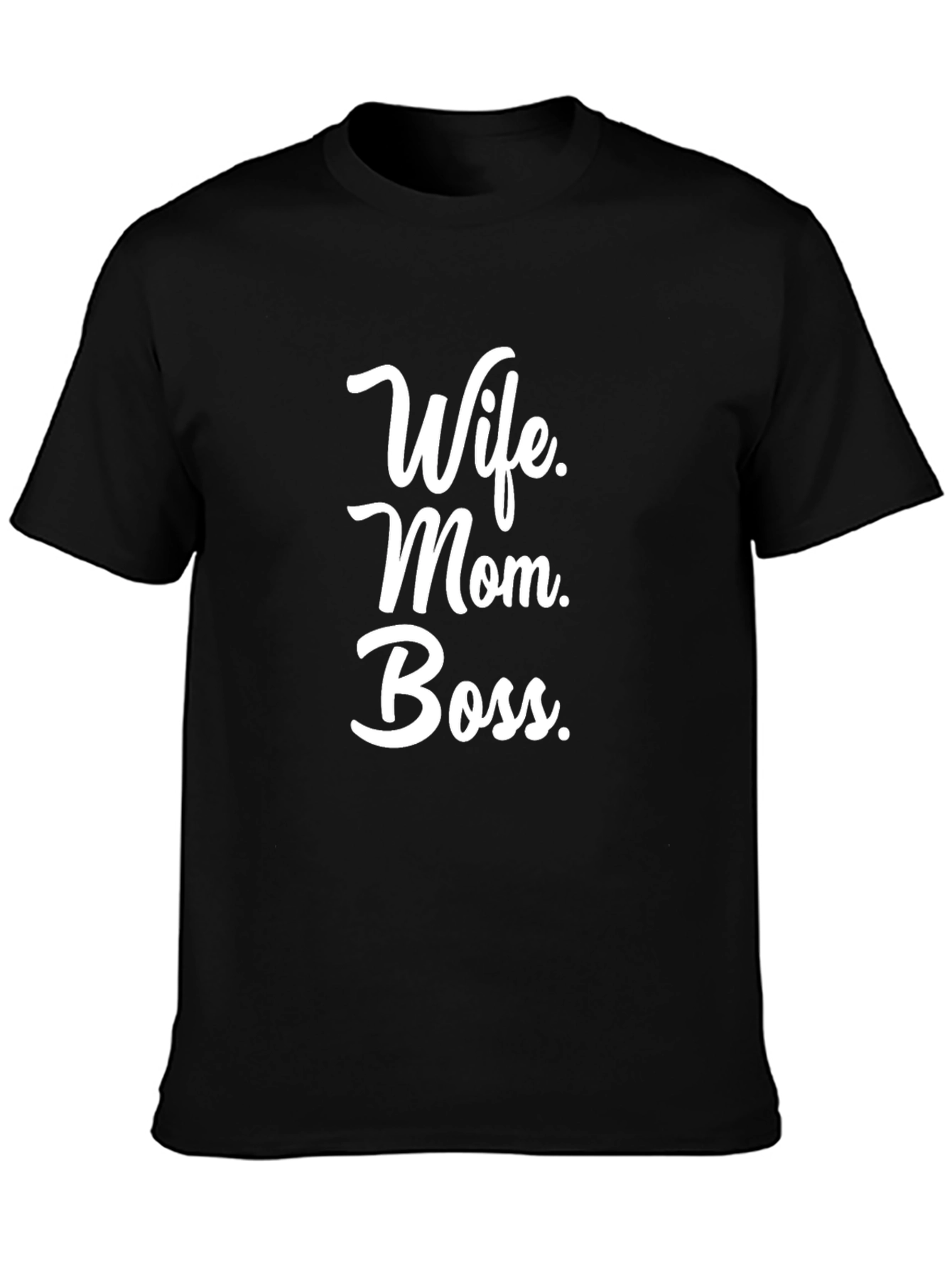 Wife Mom Boss T-Shirt - Stylish & Empowering