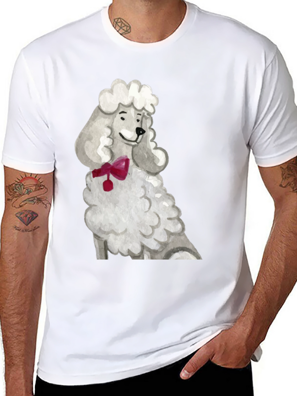 Poodle Art T-Shirt - Unique Dog Lover Tee