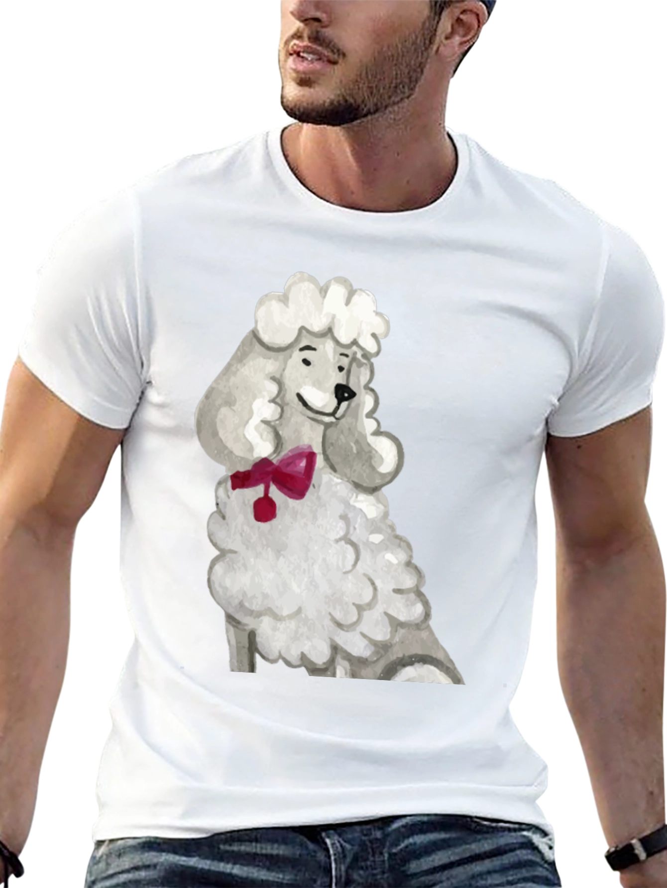 Poodle Art T-Shirt - Unique Dog Lover Tee
