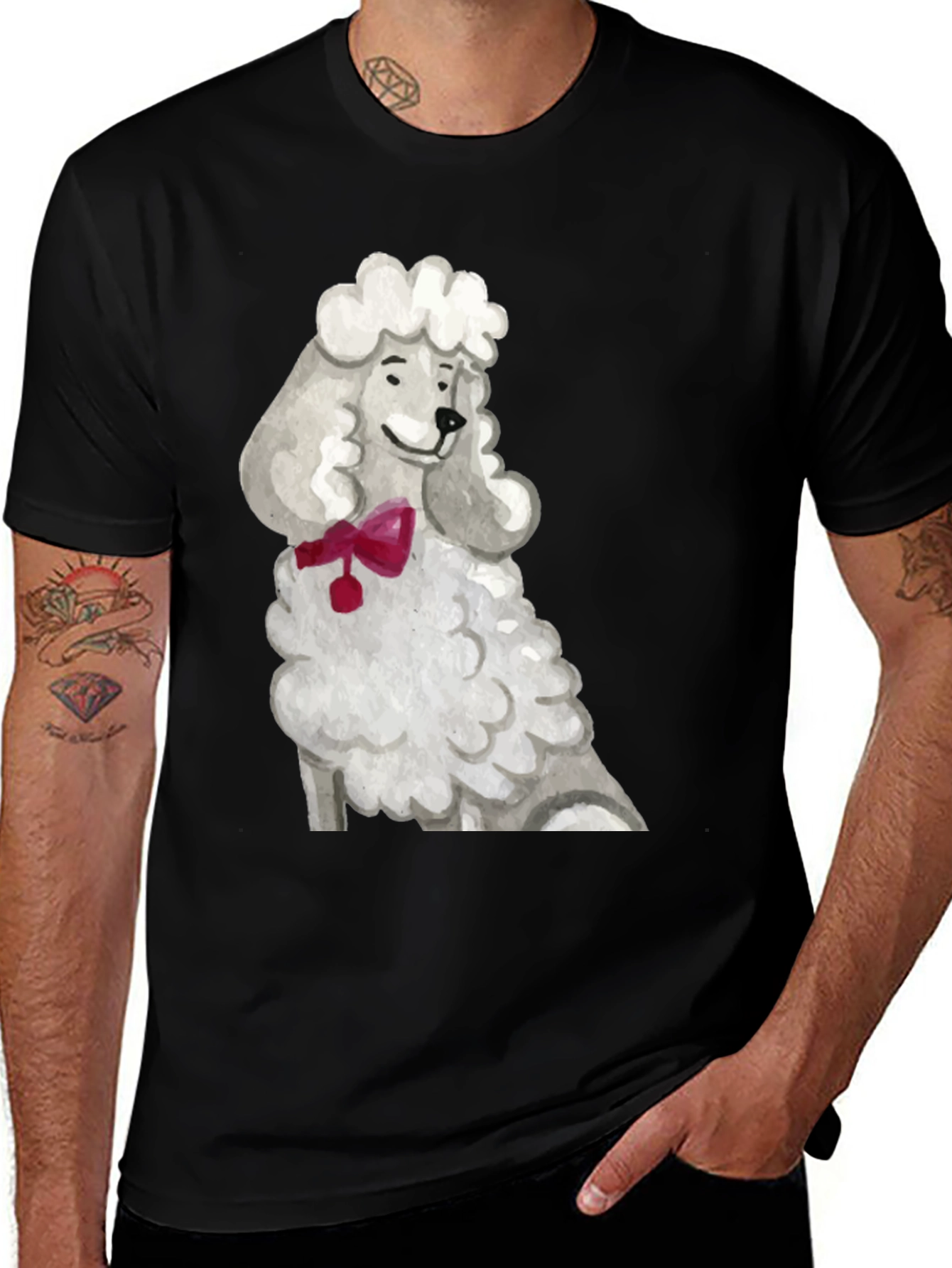 Poodle Art T-Shirt - Unique Dog Lover Tee