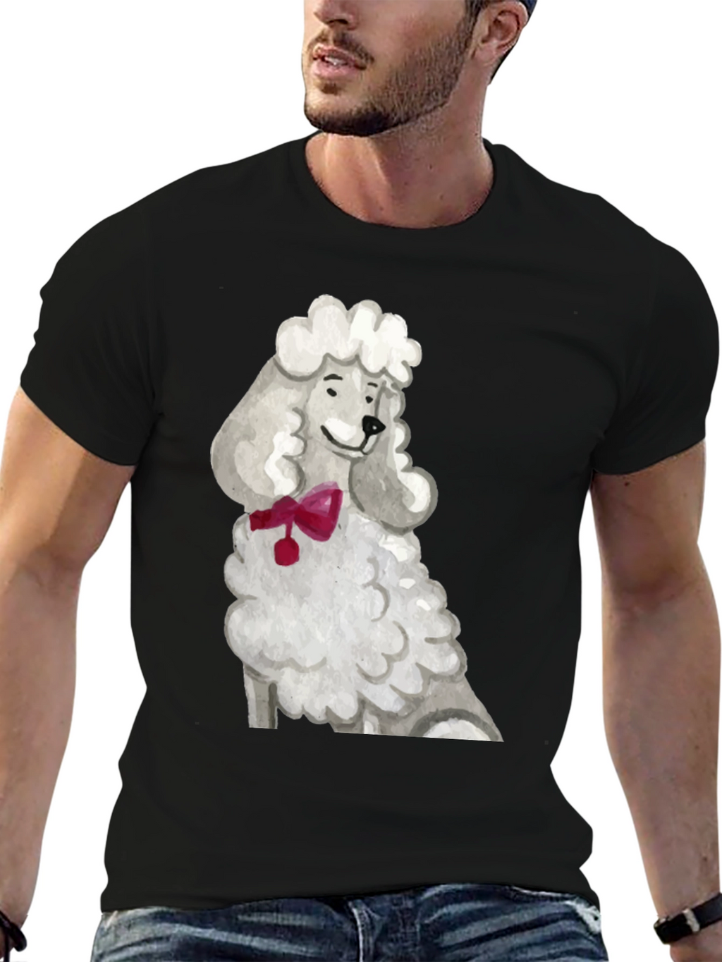 Poodle Art T-Shirt - Unique Dog Lover Tee