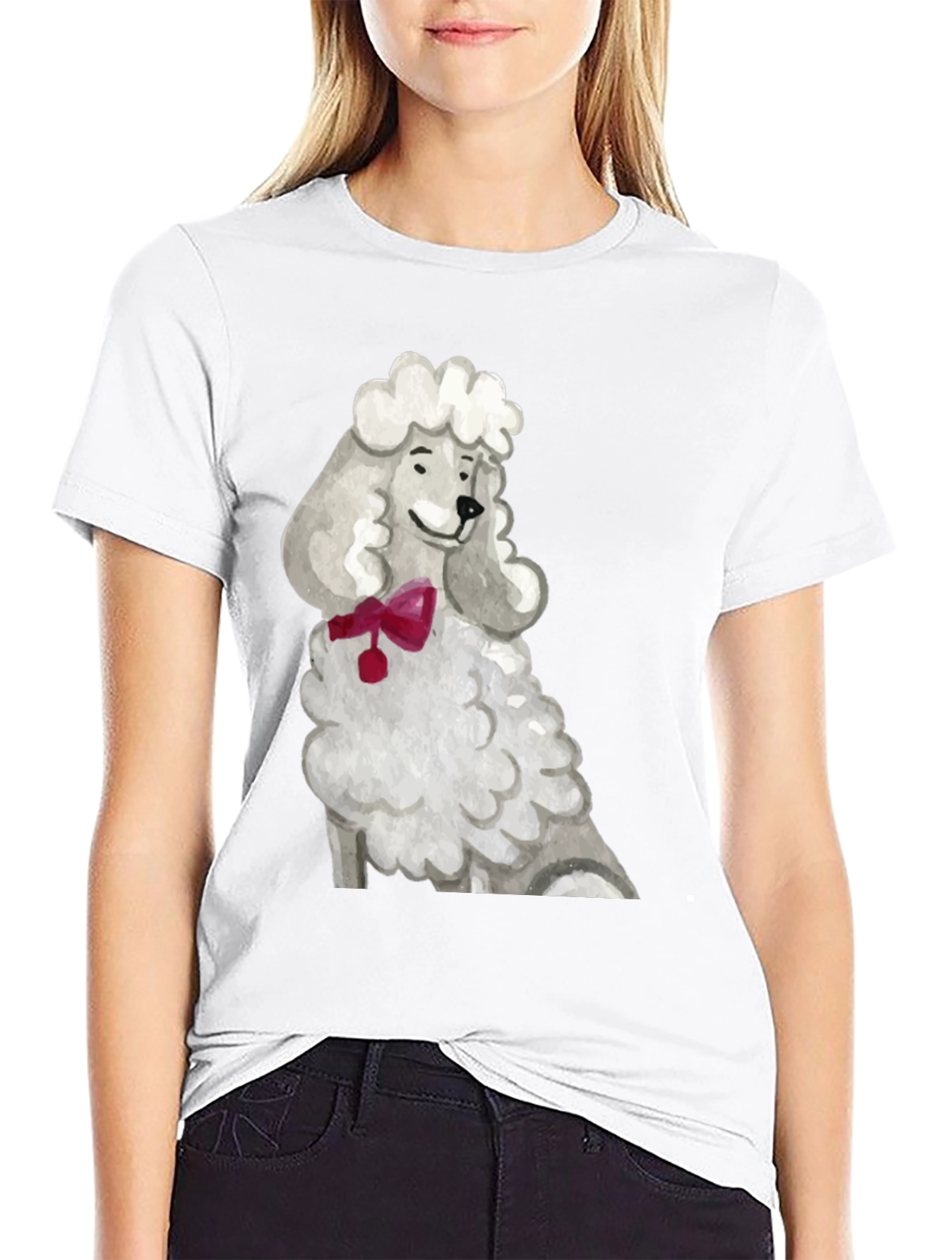 Poodle Art T-Shirt - Unique Dog Lover Tee