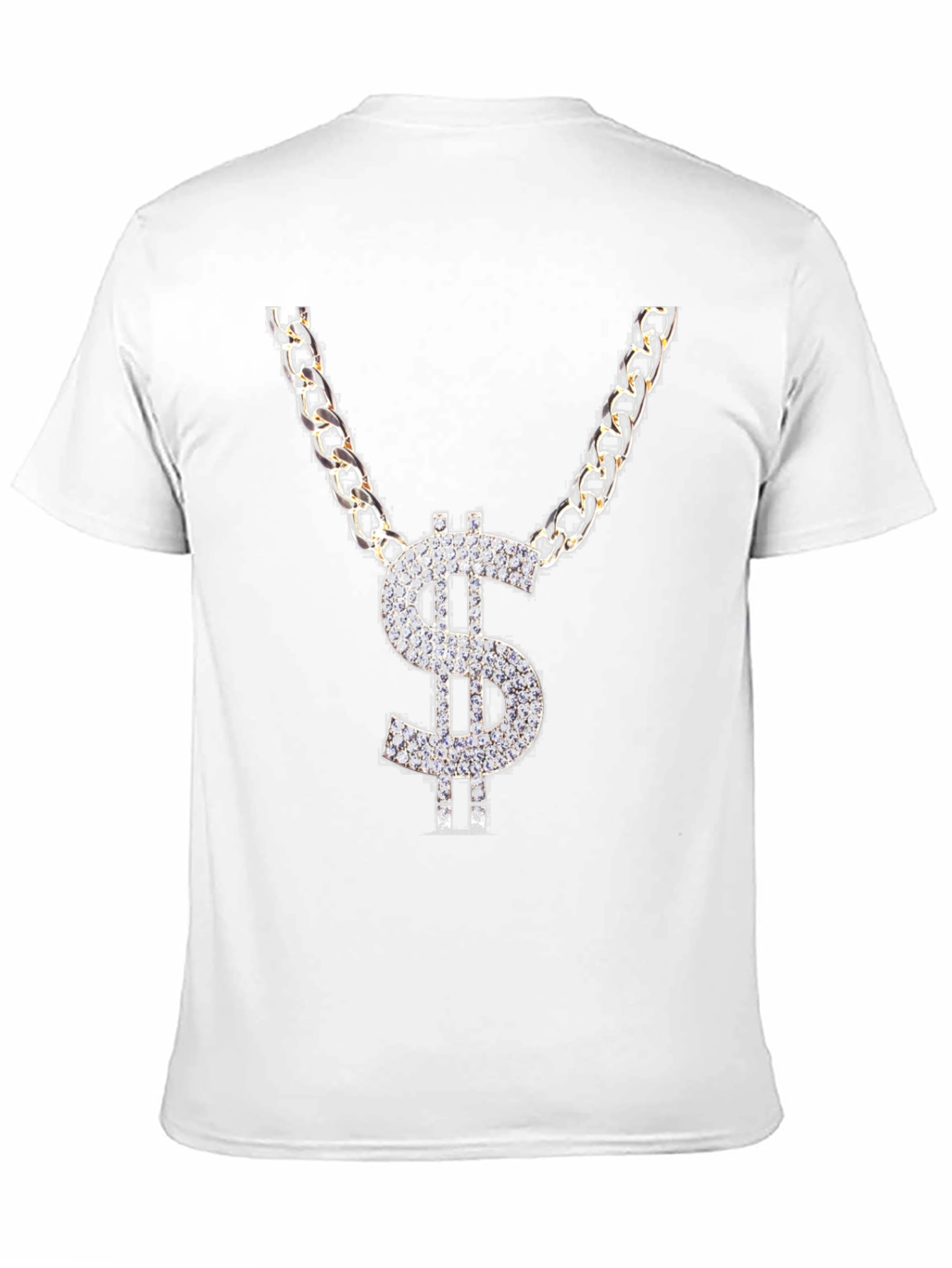 Dollar Sign Chain Graphic T-Shirt