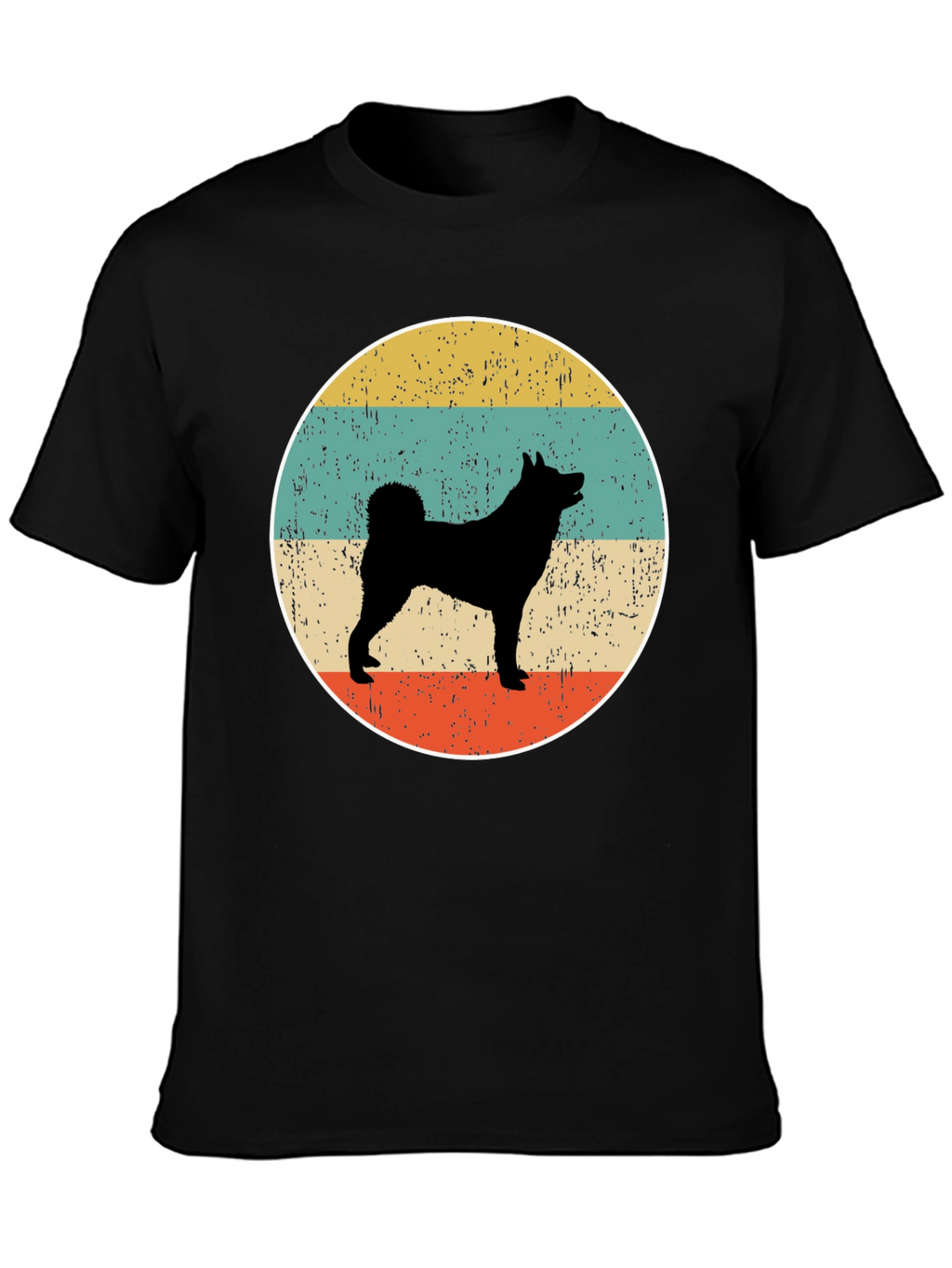 Retro Dog Silhouette T-Shirt