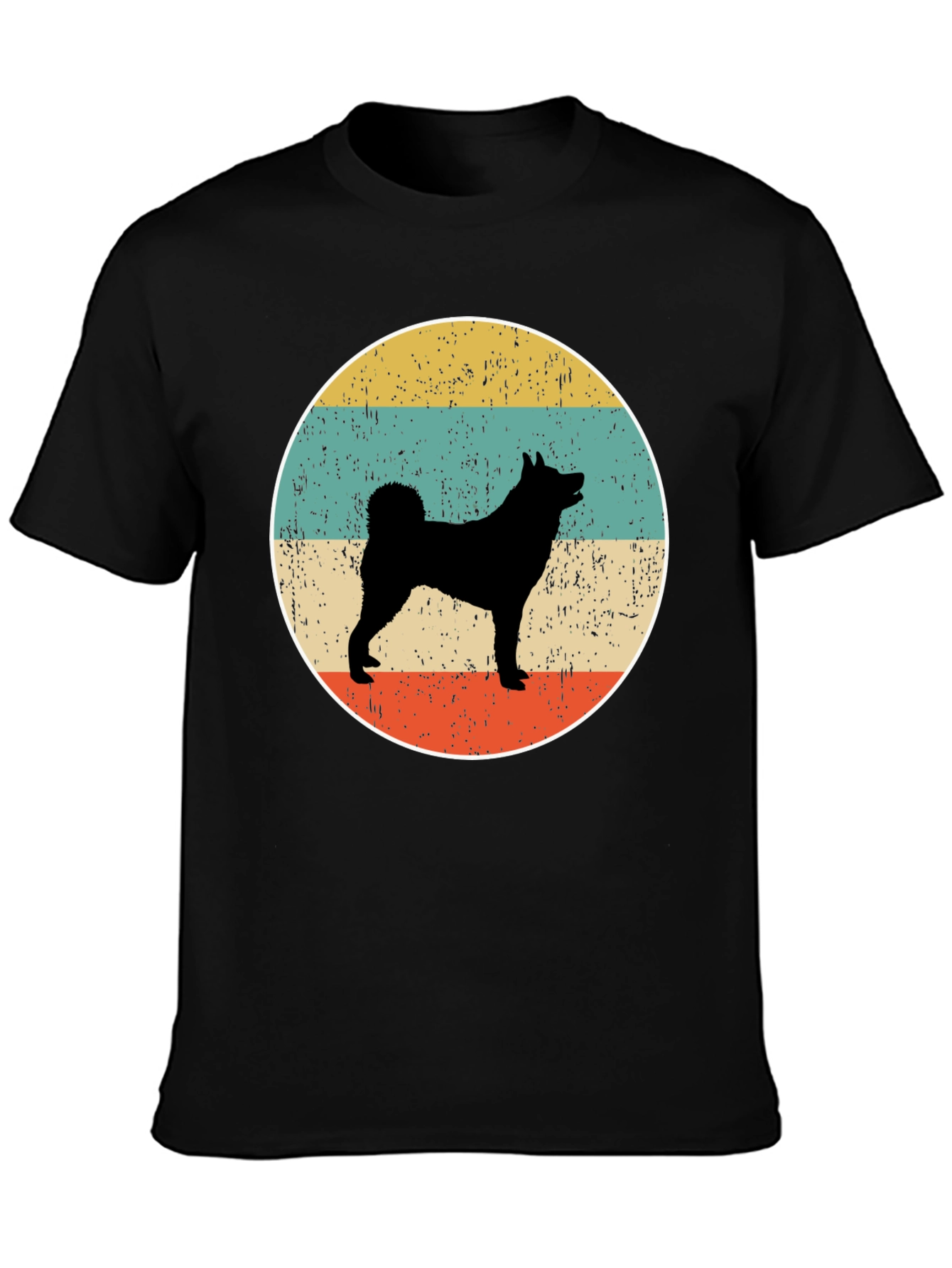 Retro Dog Silhouette T-Shirt