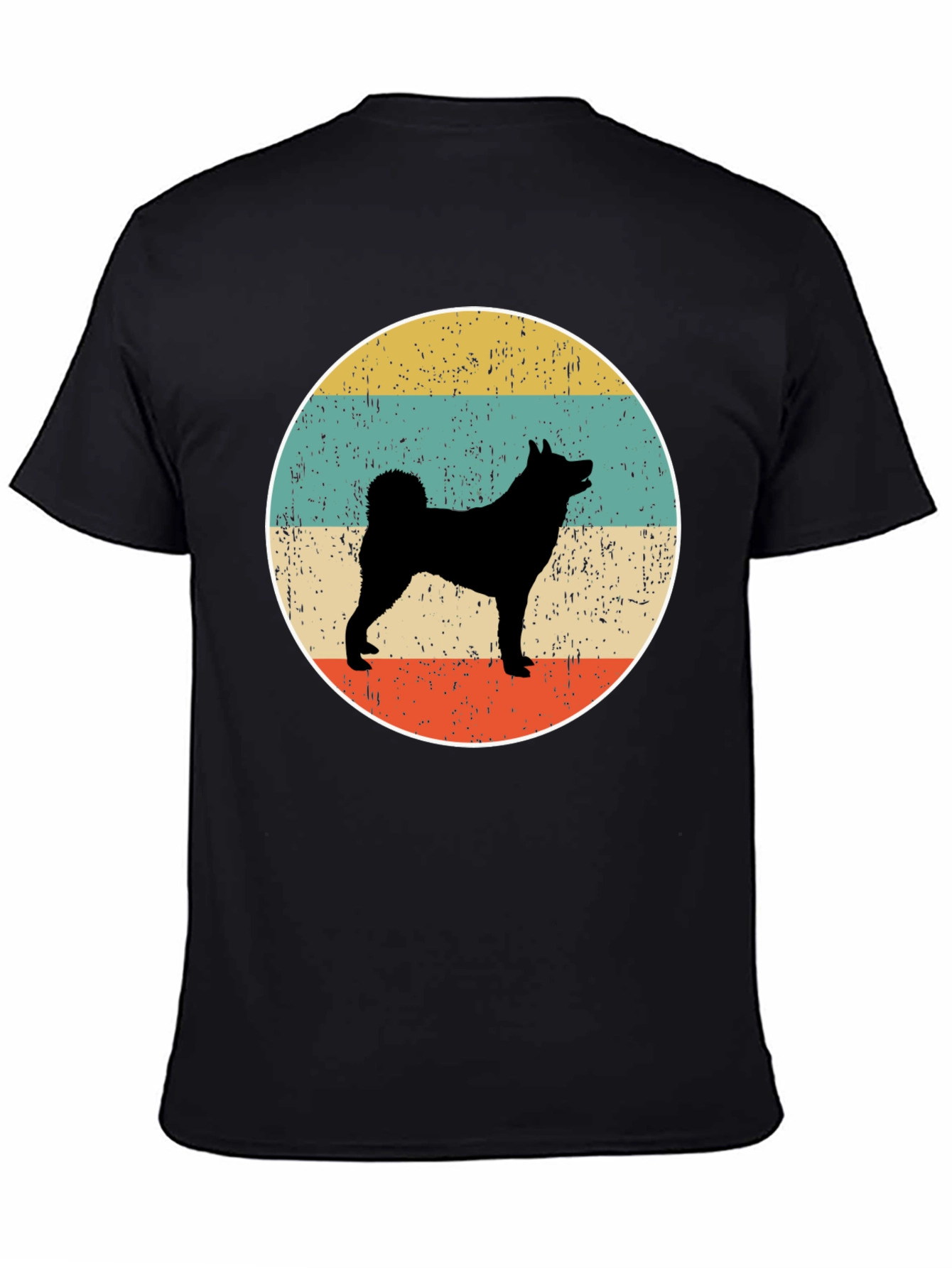 Retro Dog Silhouette T-Shirt