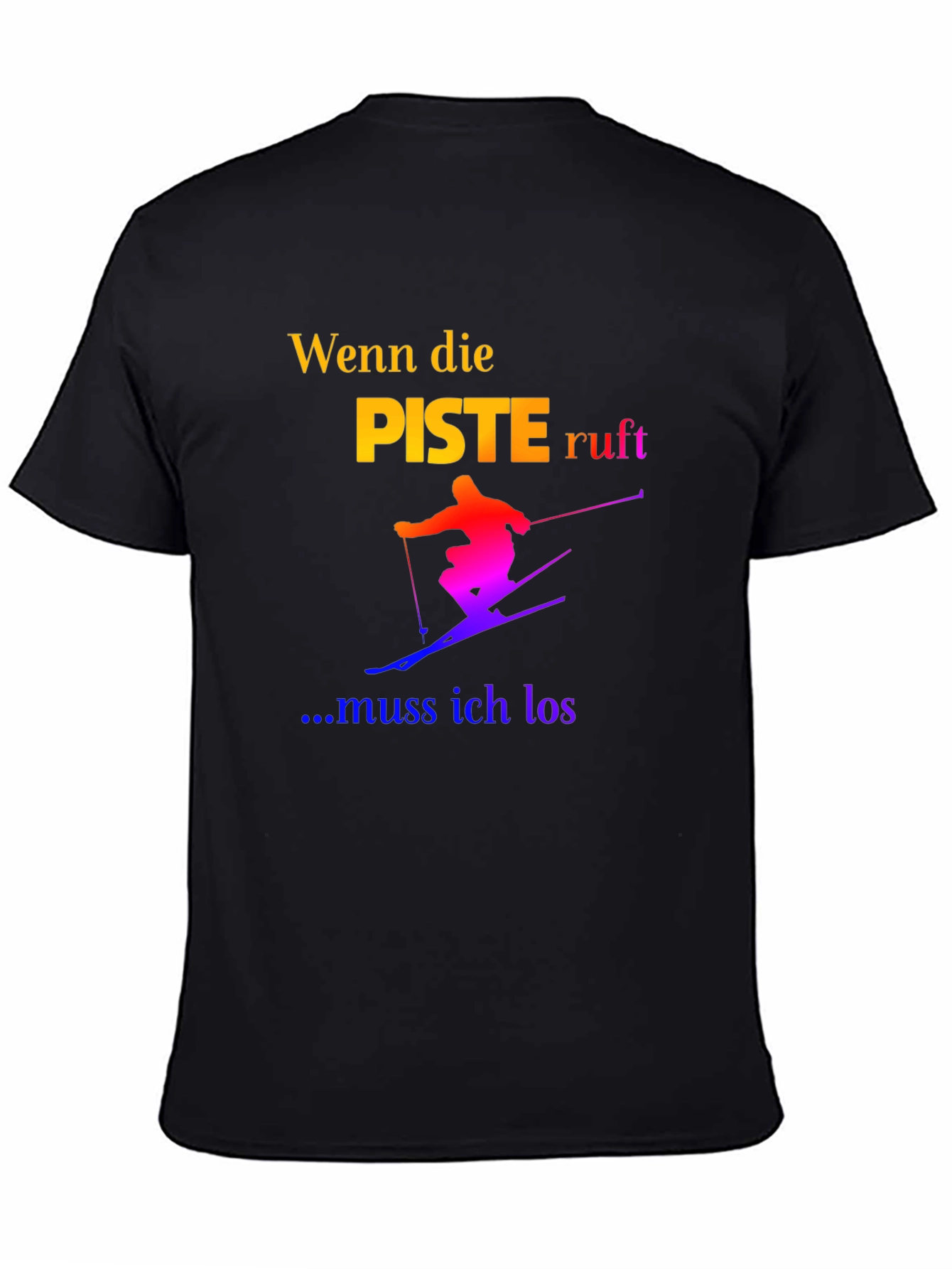 Skiing T-Shirt - Wenn die Piste Ruft