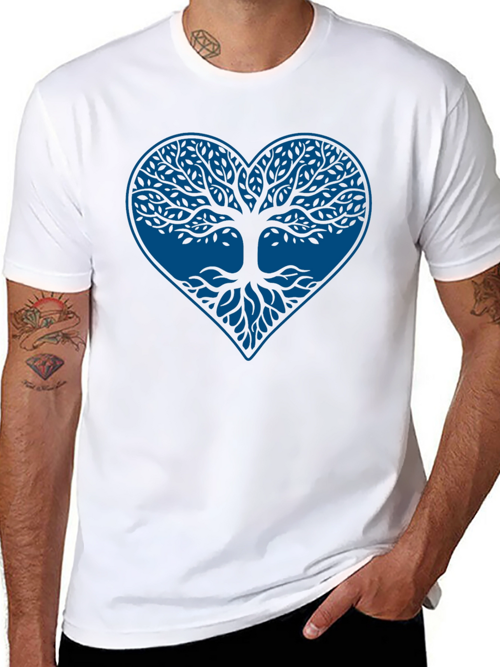 Tree of Life Heart T-Shirt - Stylish Graphic Tee