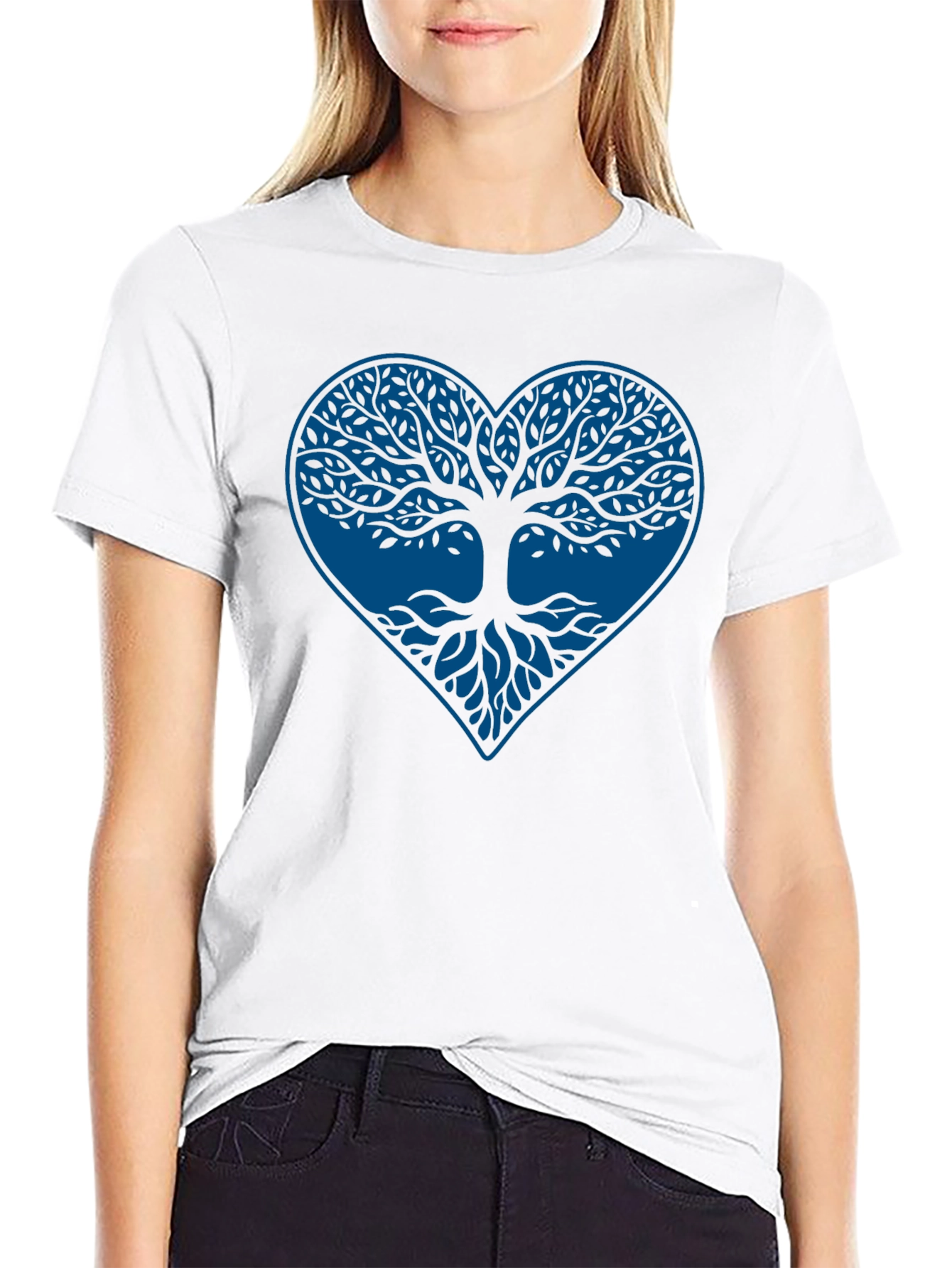 Tree of Life Heart T-Shirt - Stylish Graphic Tee
