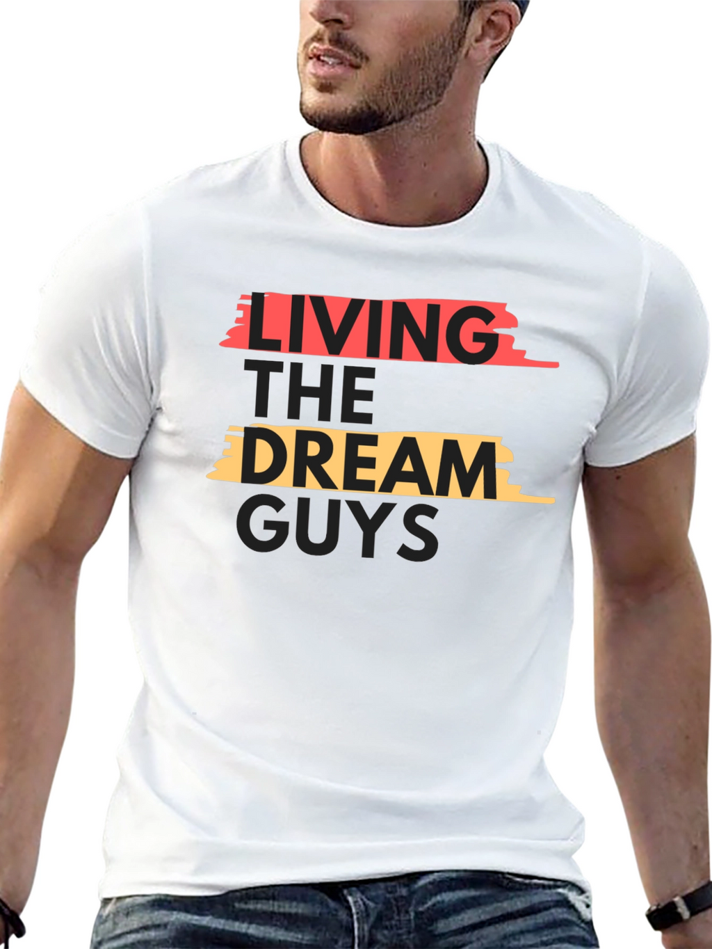 Living the Dream Graphic Tee - Casual Comfort