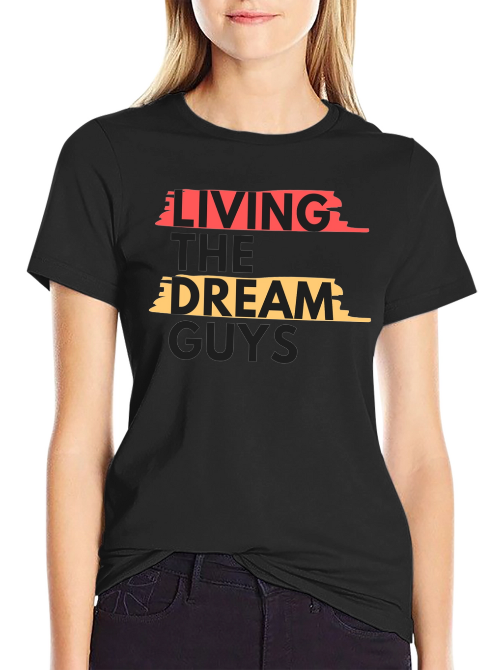 Living the Dream Graphic Tee - Casual Comfort