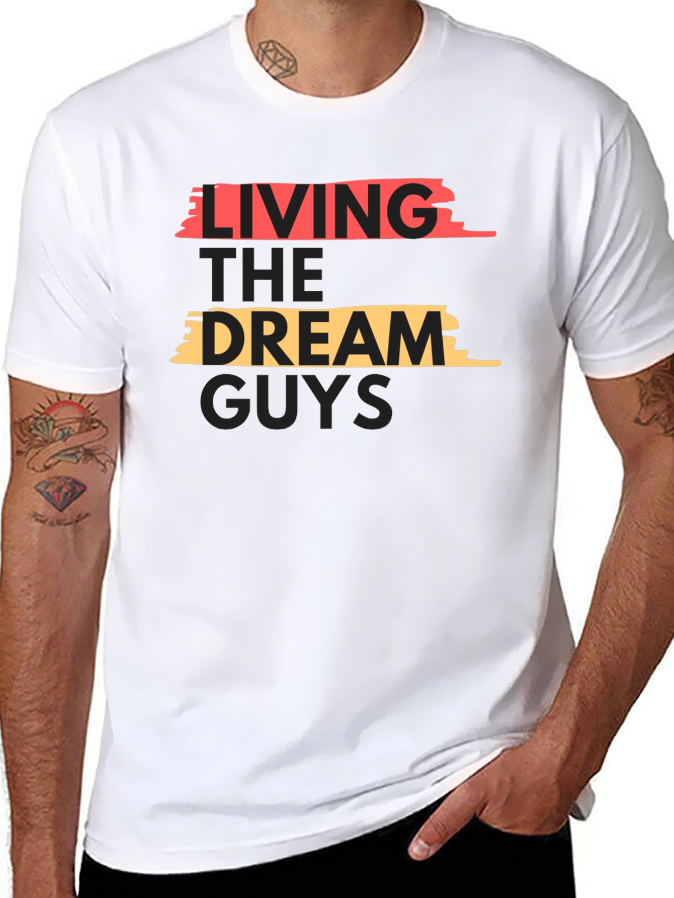 Living the Dream Graphic Tee - Casual Comfort