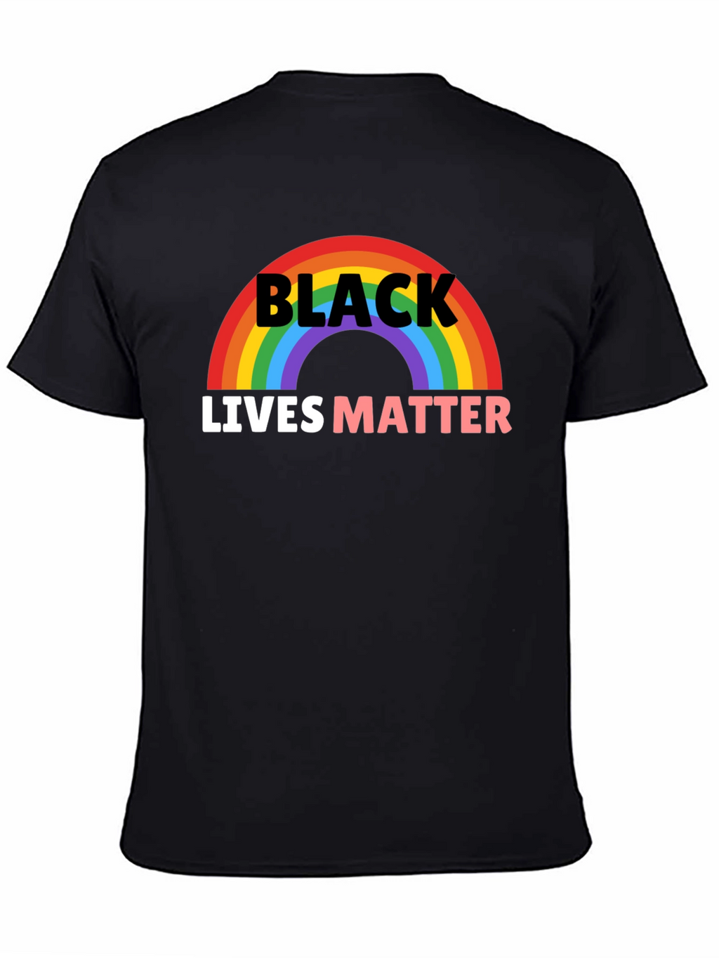 Black Lives Matter Rainbow Graphic Tee