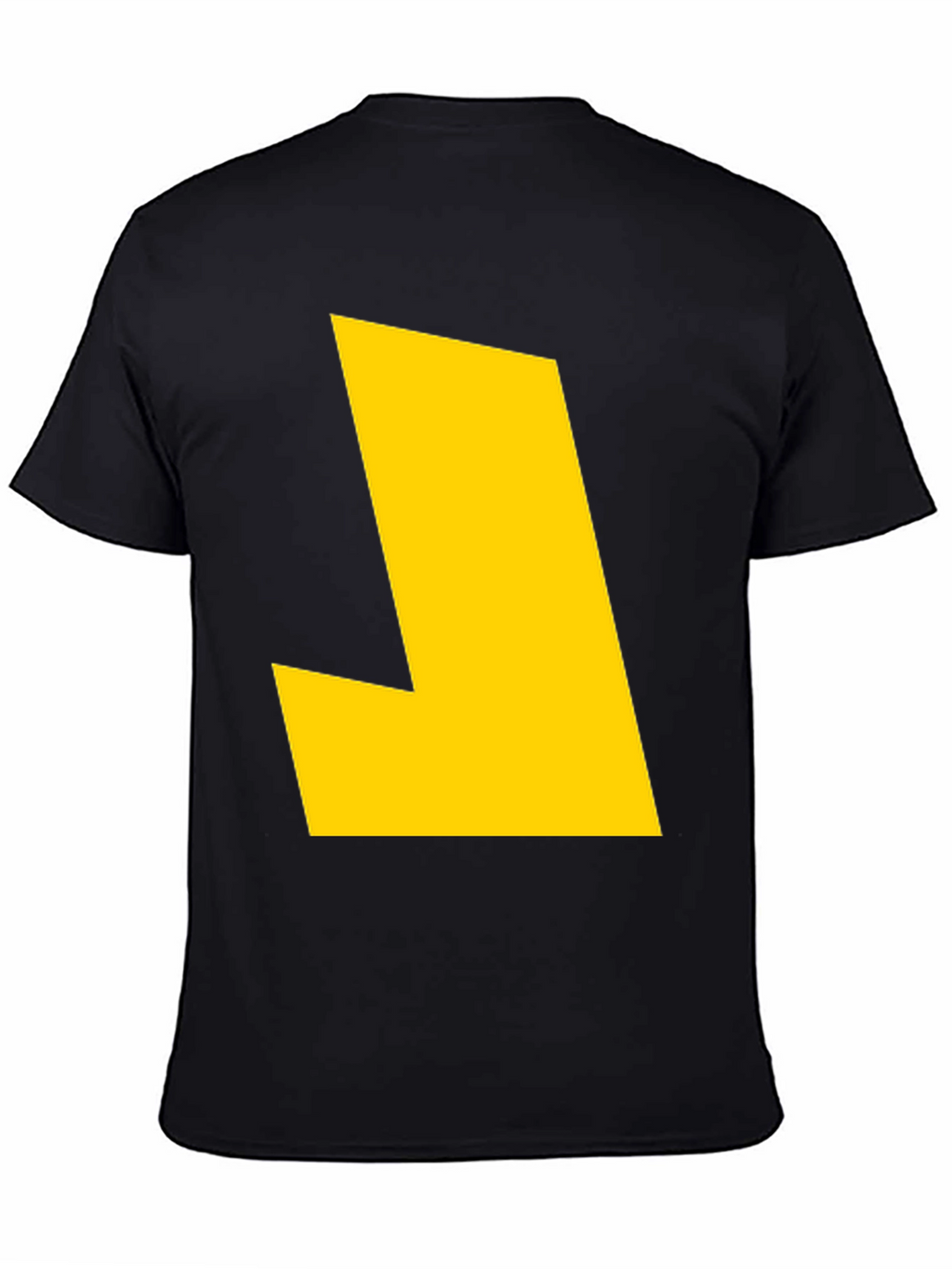 Bold Yellow Graphic Tee - Modern Statement Shirt