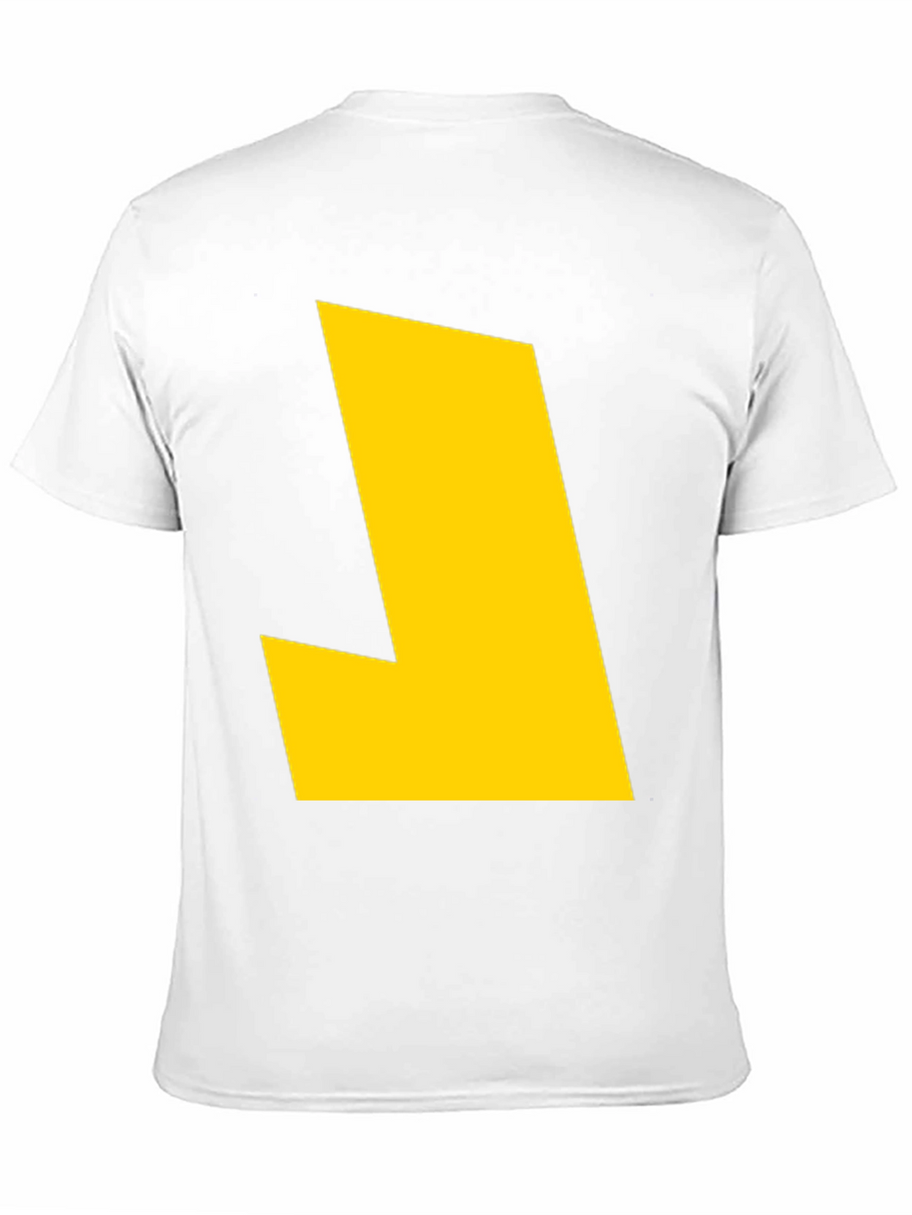 Bold Yellow Graphic Tee - Modern Statement Shirt