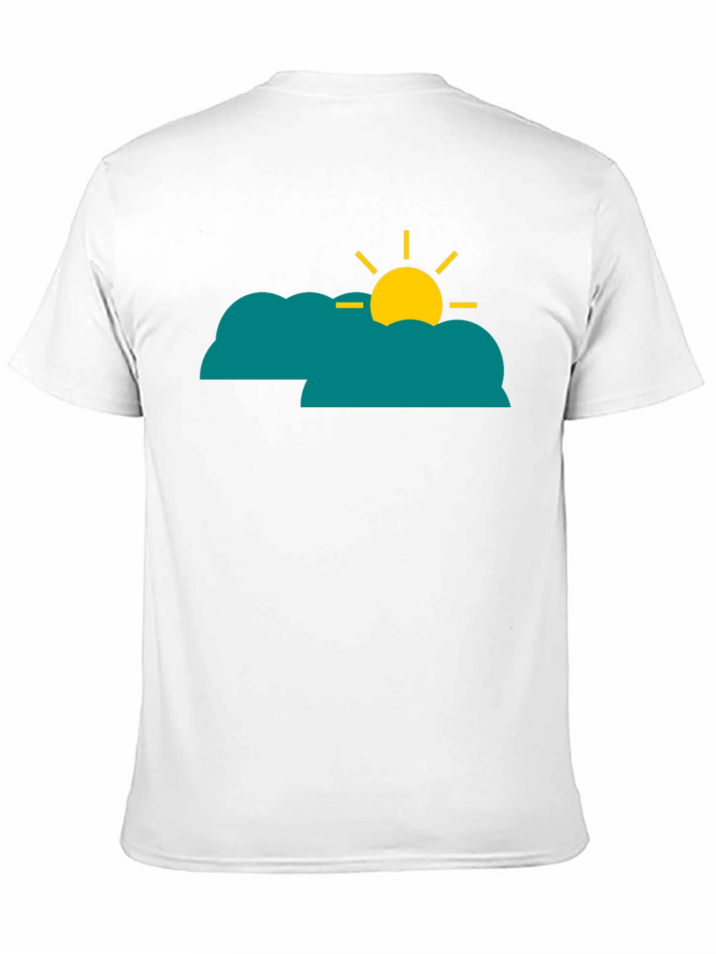 Cloud Sun Graphic Tee - Black Casual Shirt