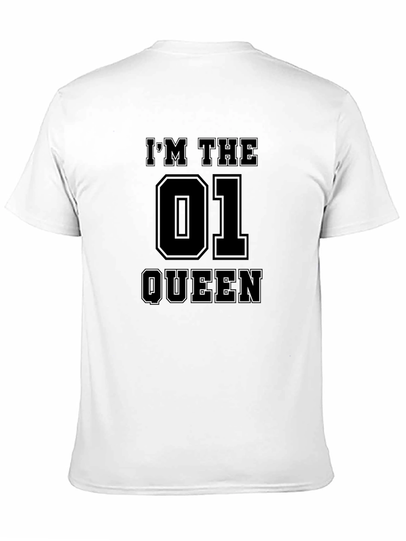 Im The 01 Queen Black T-Shirt