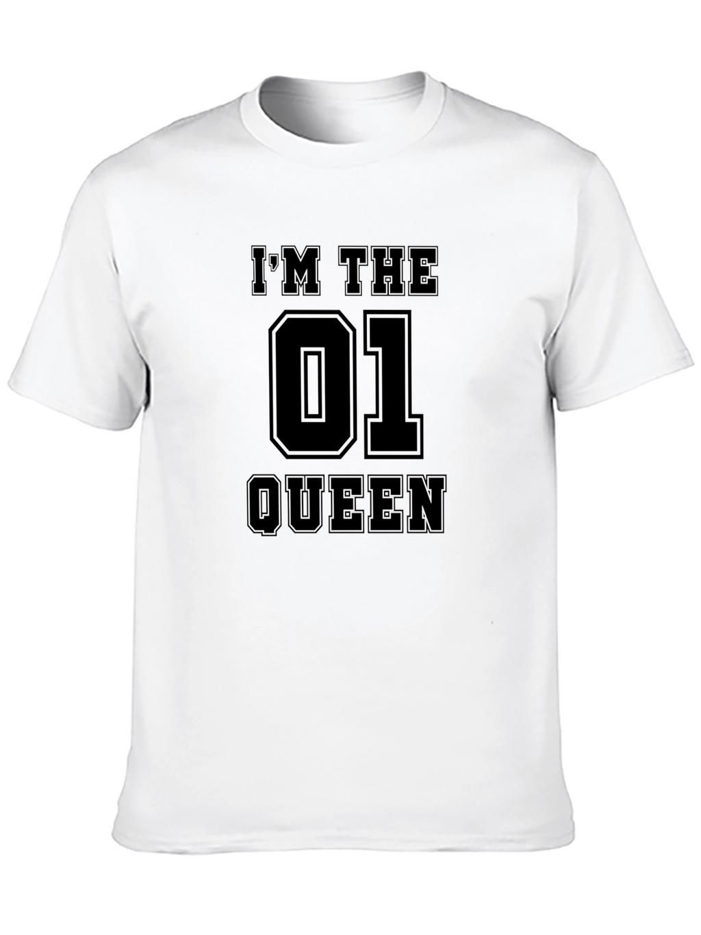 Im The 01 Queen Black T-Shirt
