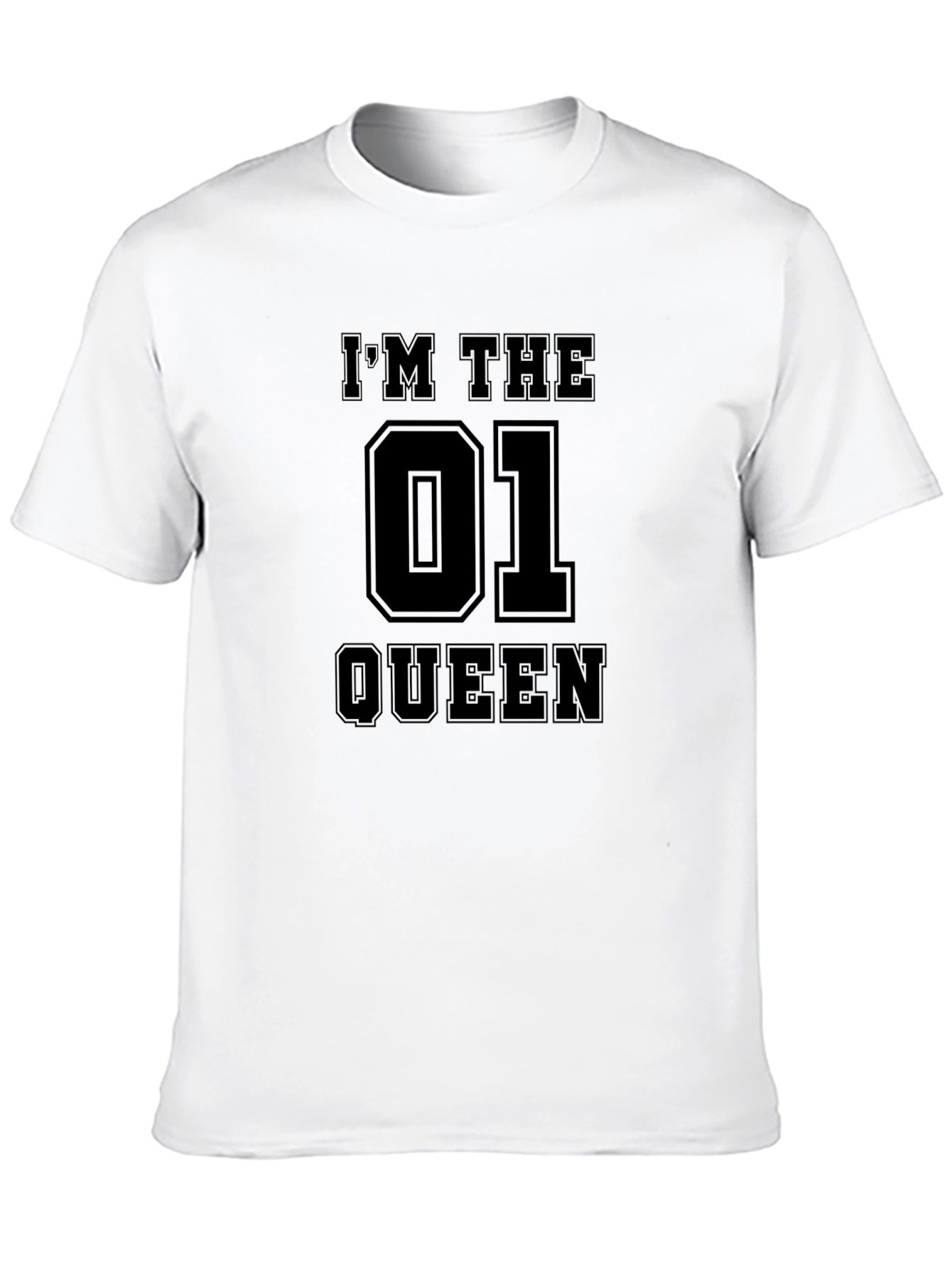 Im The 01 Queen Black T-Shirt