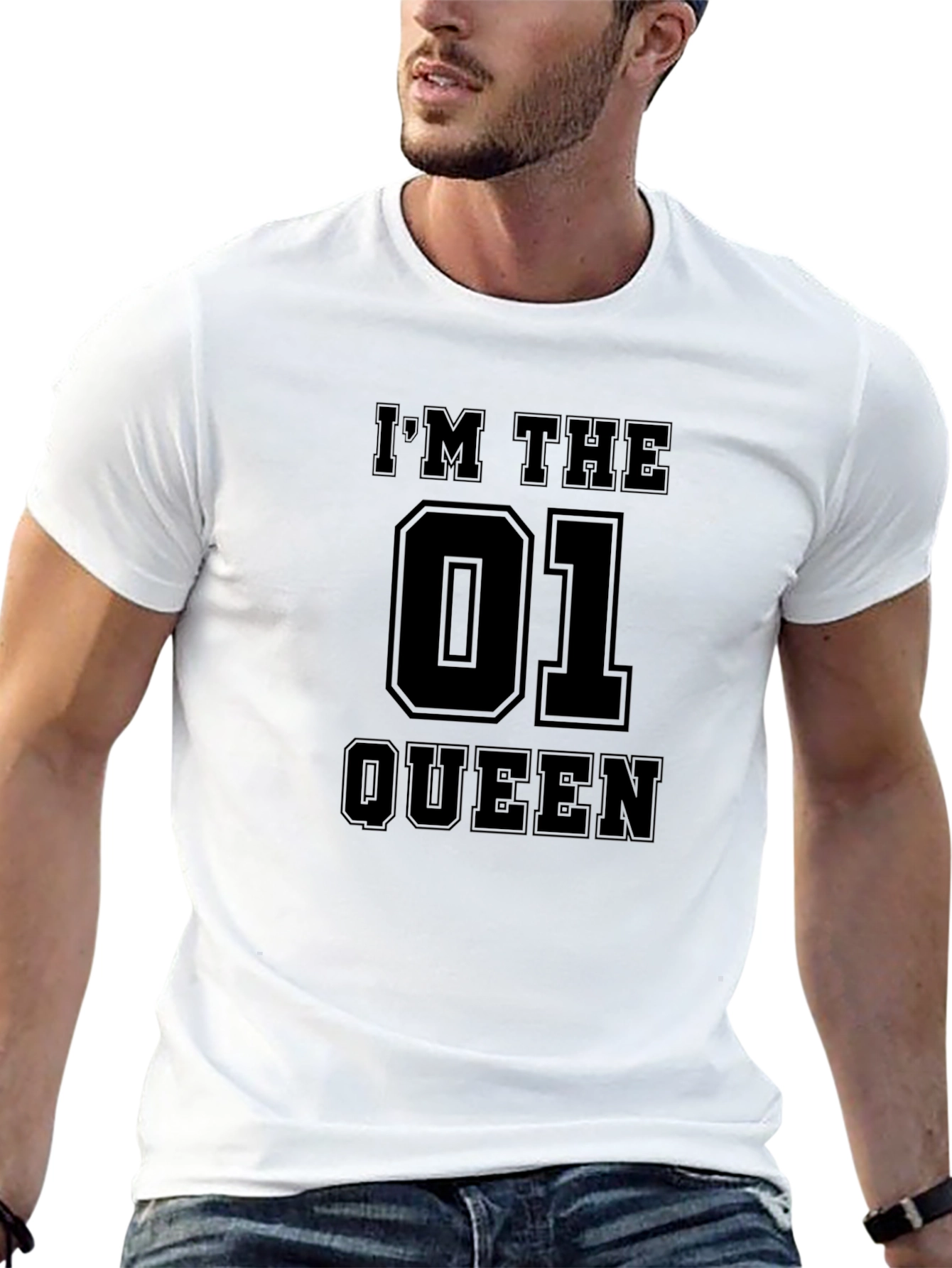 Im The 01 Queen Black T-Shirt