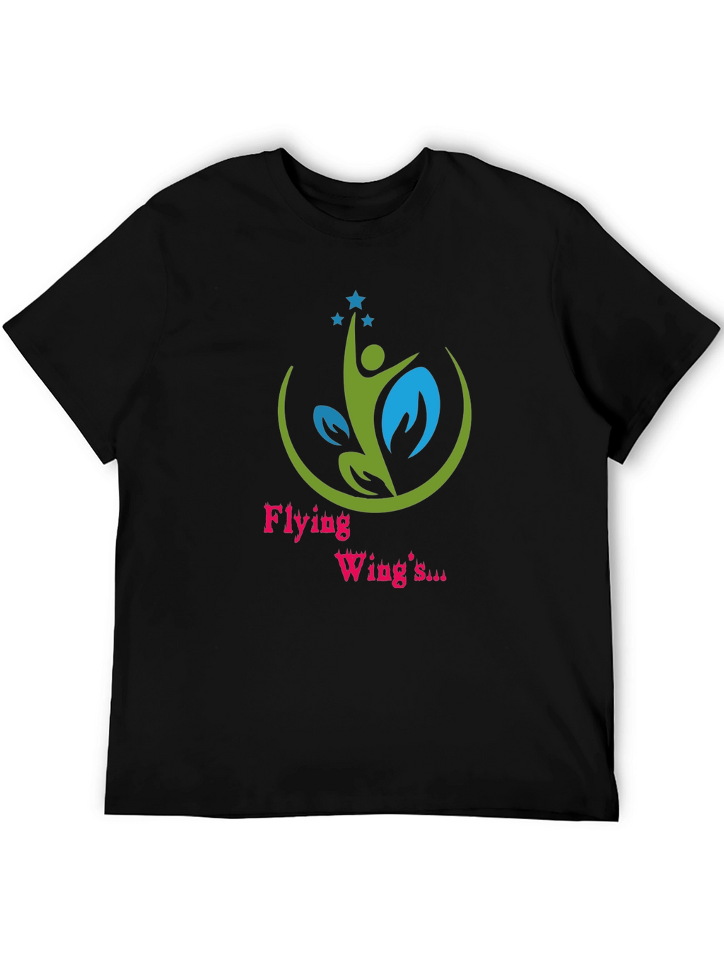 Flying Wings Black Graphic Tee