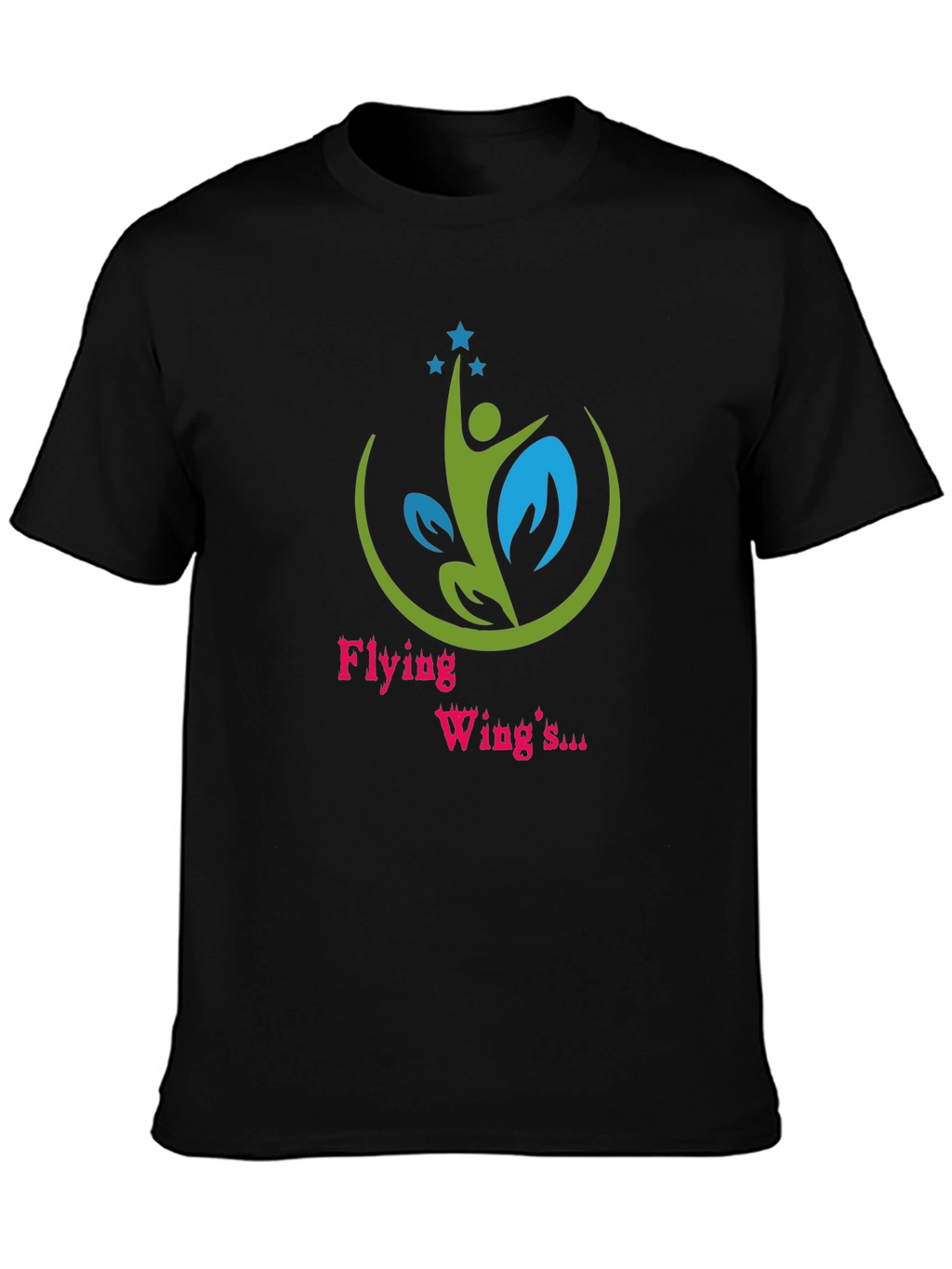 Flying Wings Black Graphic Tee