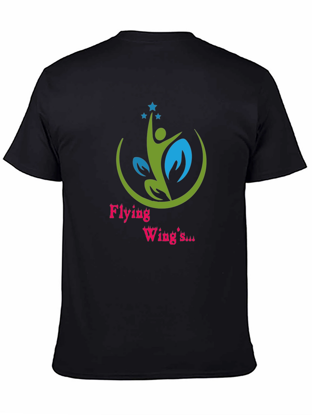 Flying Wings Black Graphic Tee