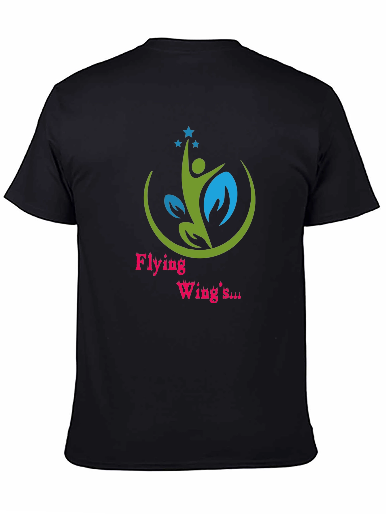 Flying Wings Black Graphic Tee