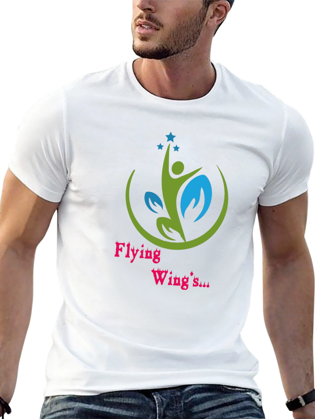 Flying Wings Black Graphic Tee