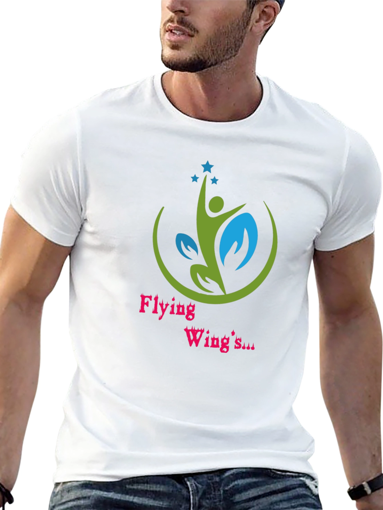 Flying Wings Black Graphic Tee