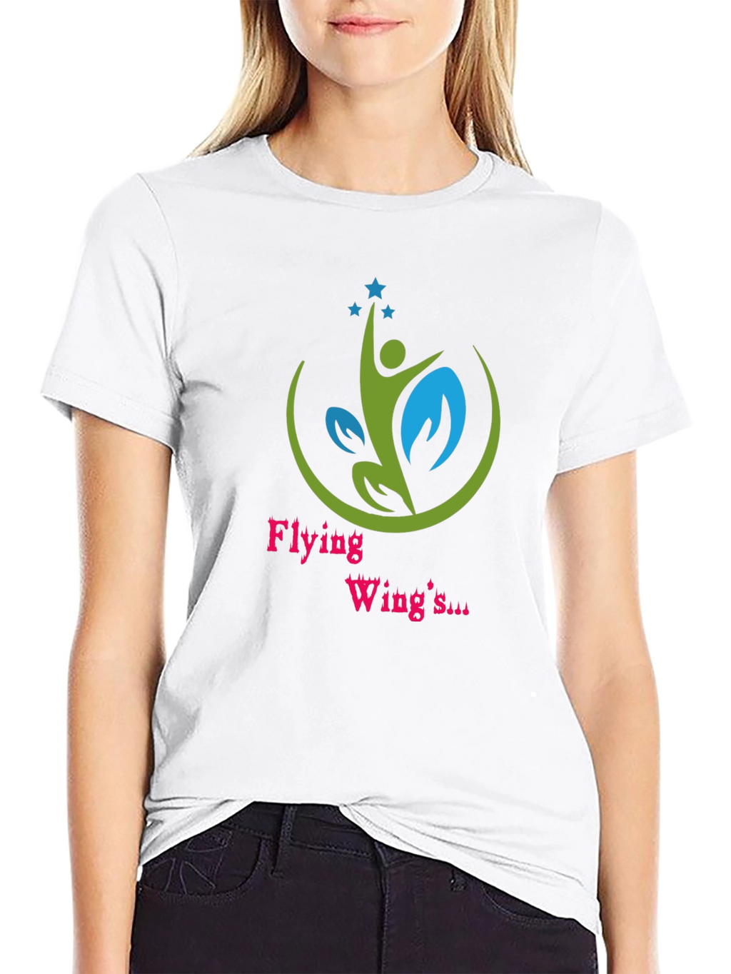 Flying Wings Black Graphic Tee