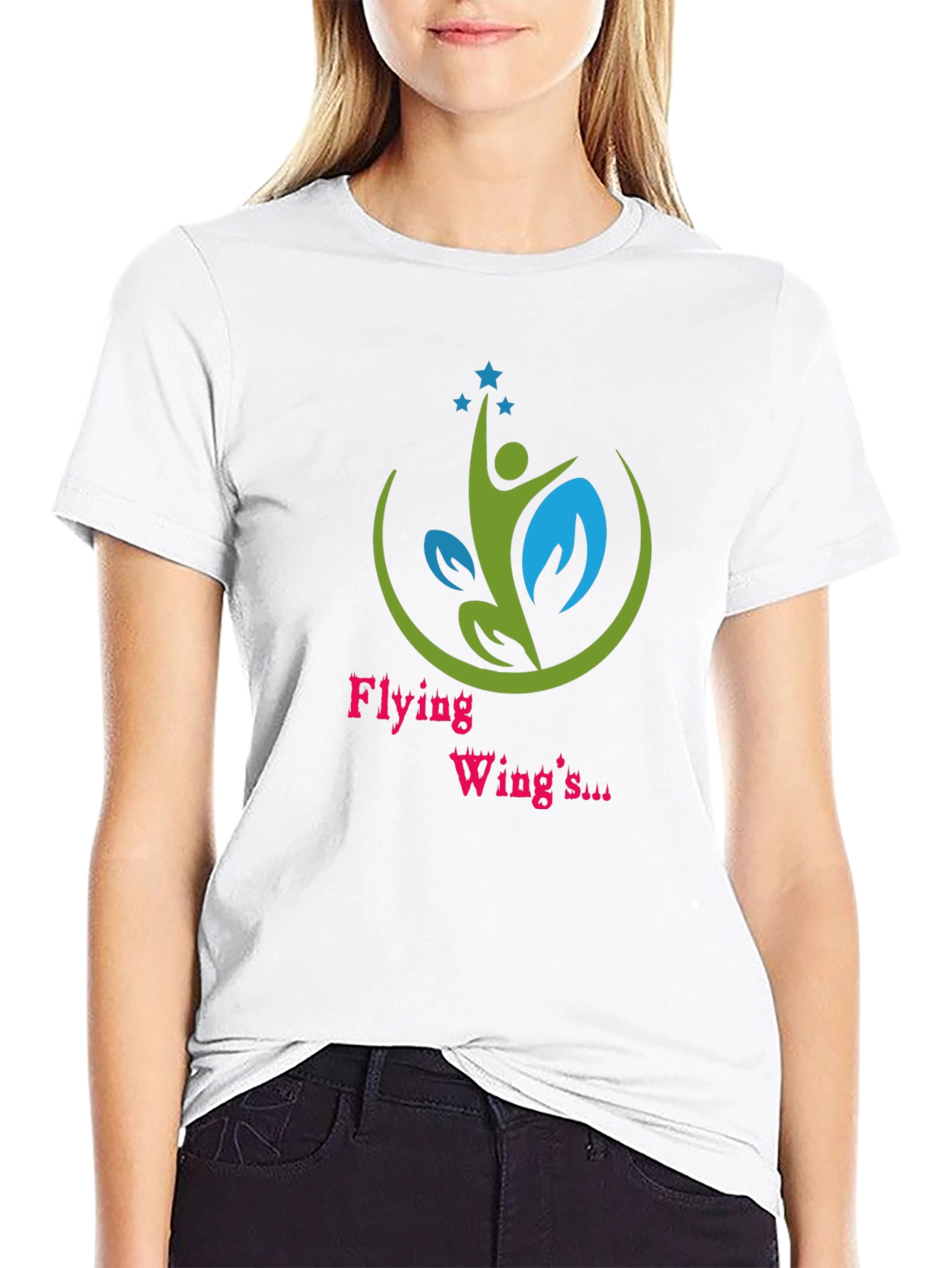 Flying Wings Black Graphic Tee