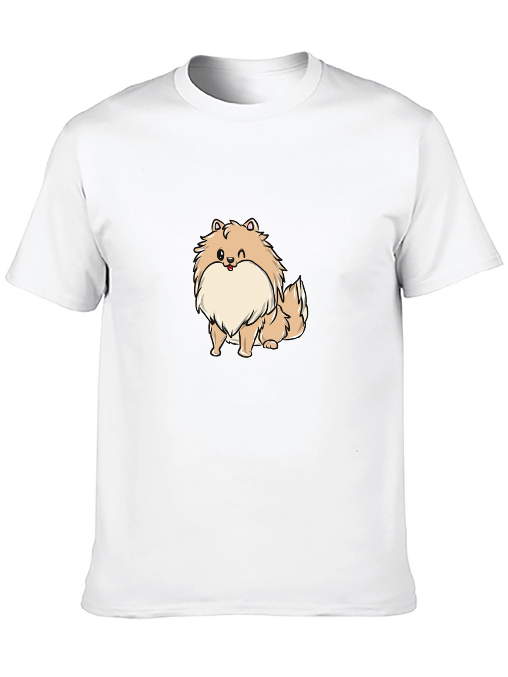Dog Cartoon Black T-Shirt