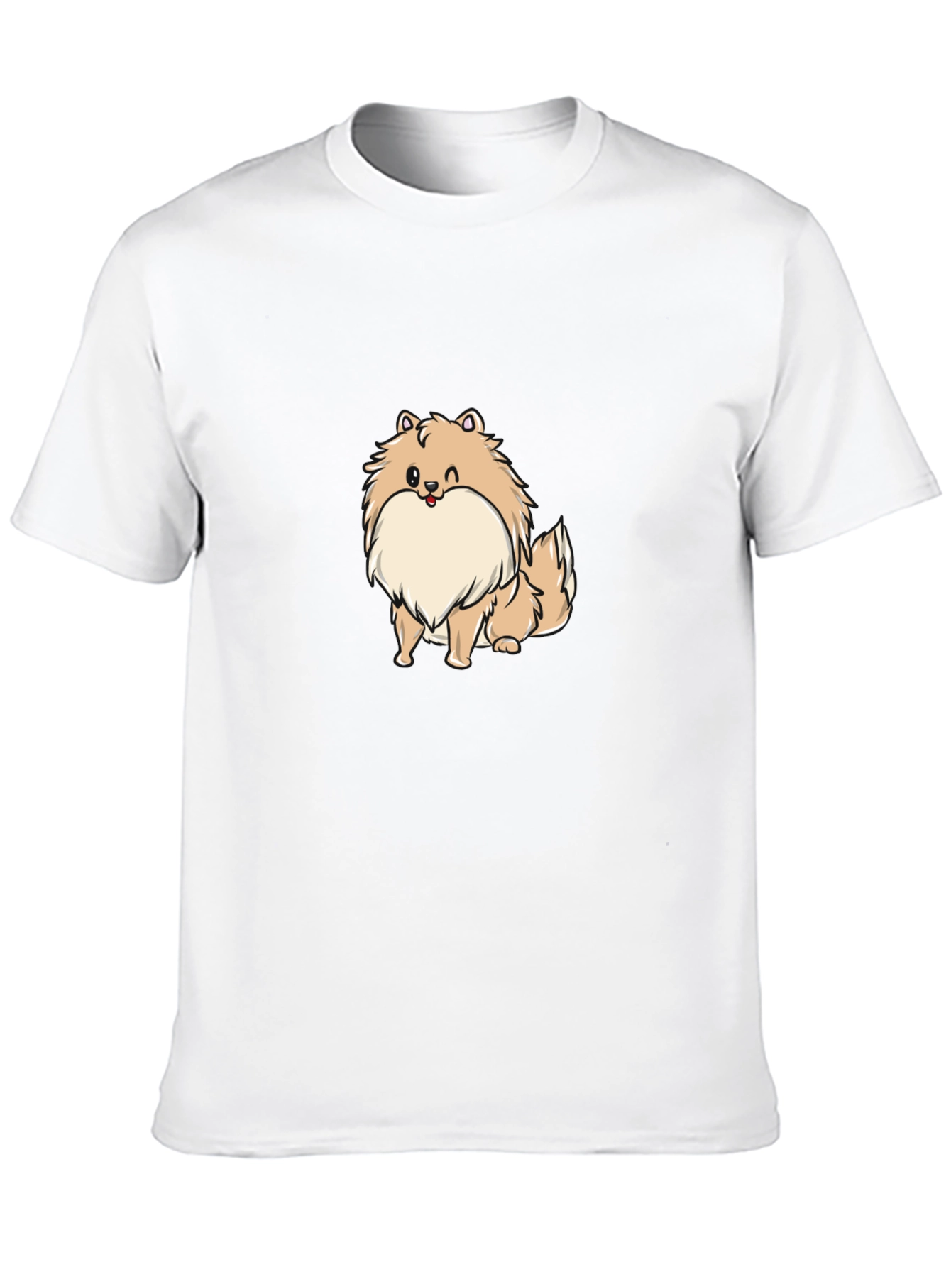 Dog Cartoon Black T-Shirt