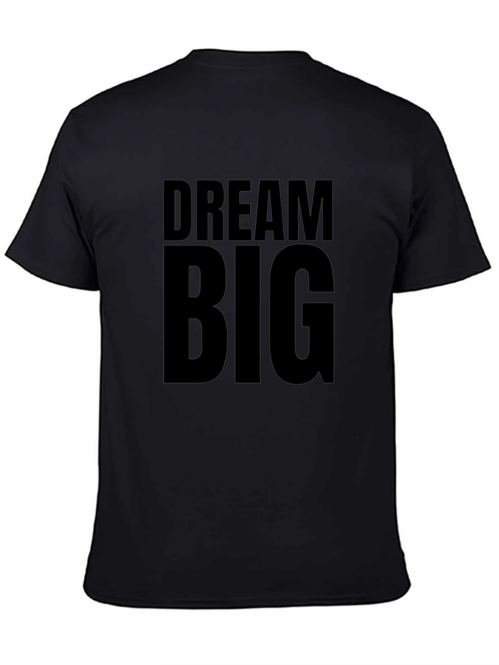 Dream Big Black Graphic T-Shirt