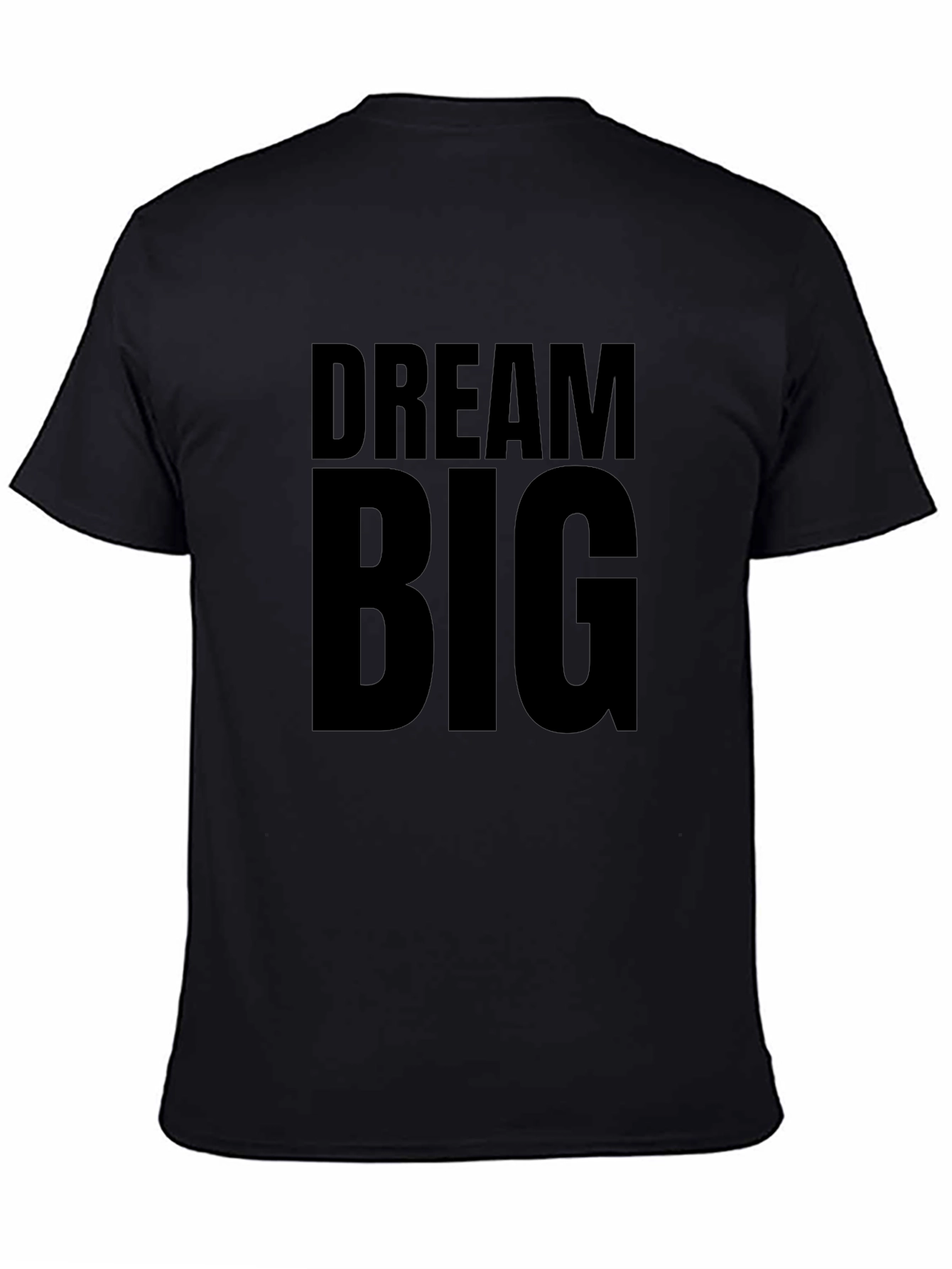 Dream Big Black Graphic T-Shirt