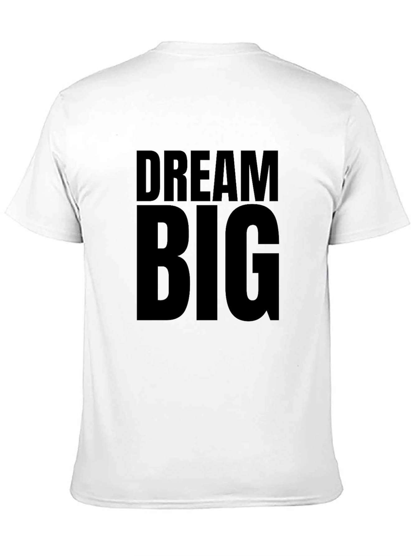 Dream Big Black Graphic T-Shirt