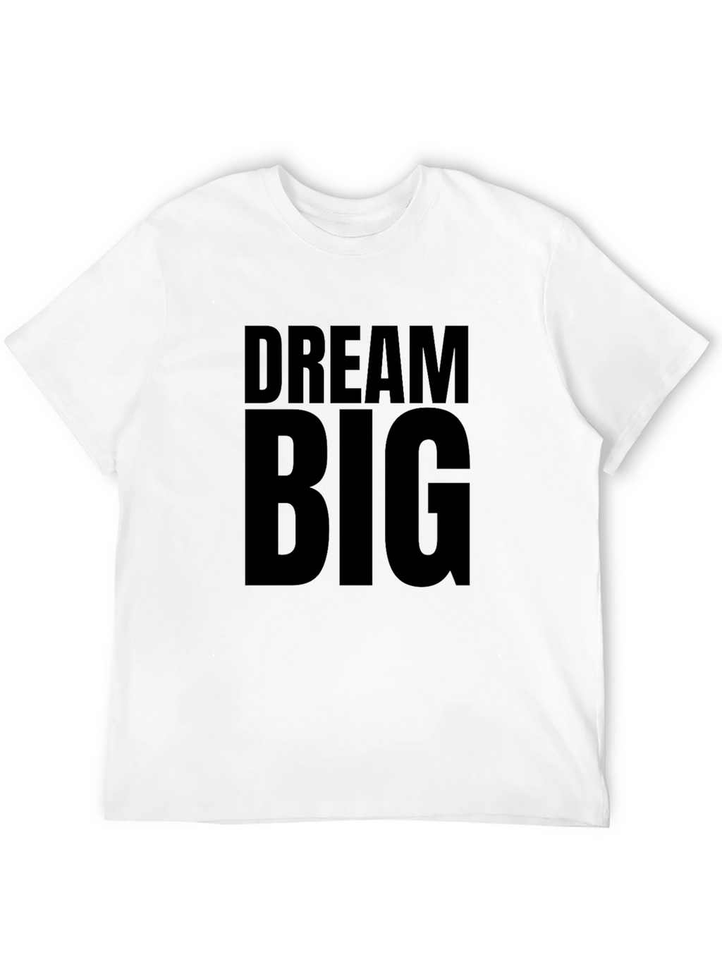 Dream Big Black Graphic T-Shirt