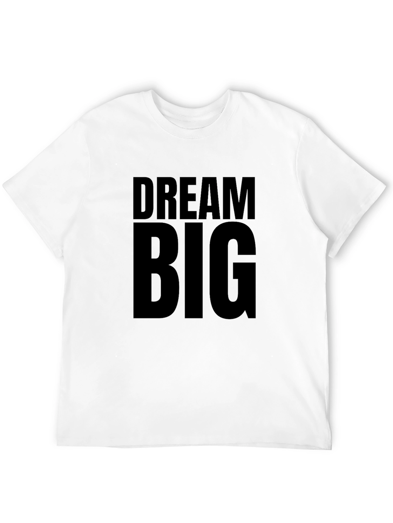 Dream Big Black Graphic T-Shirt